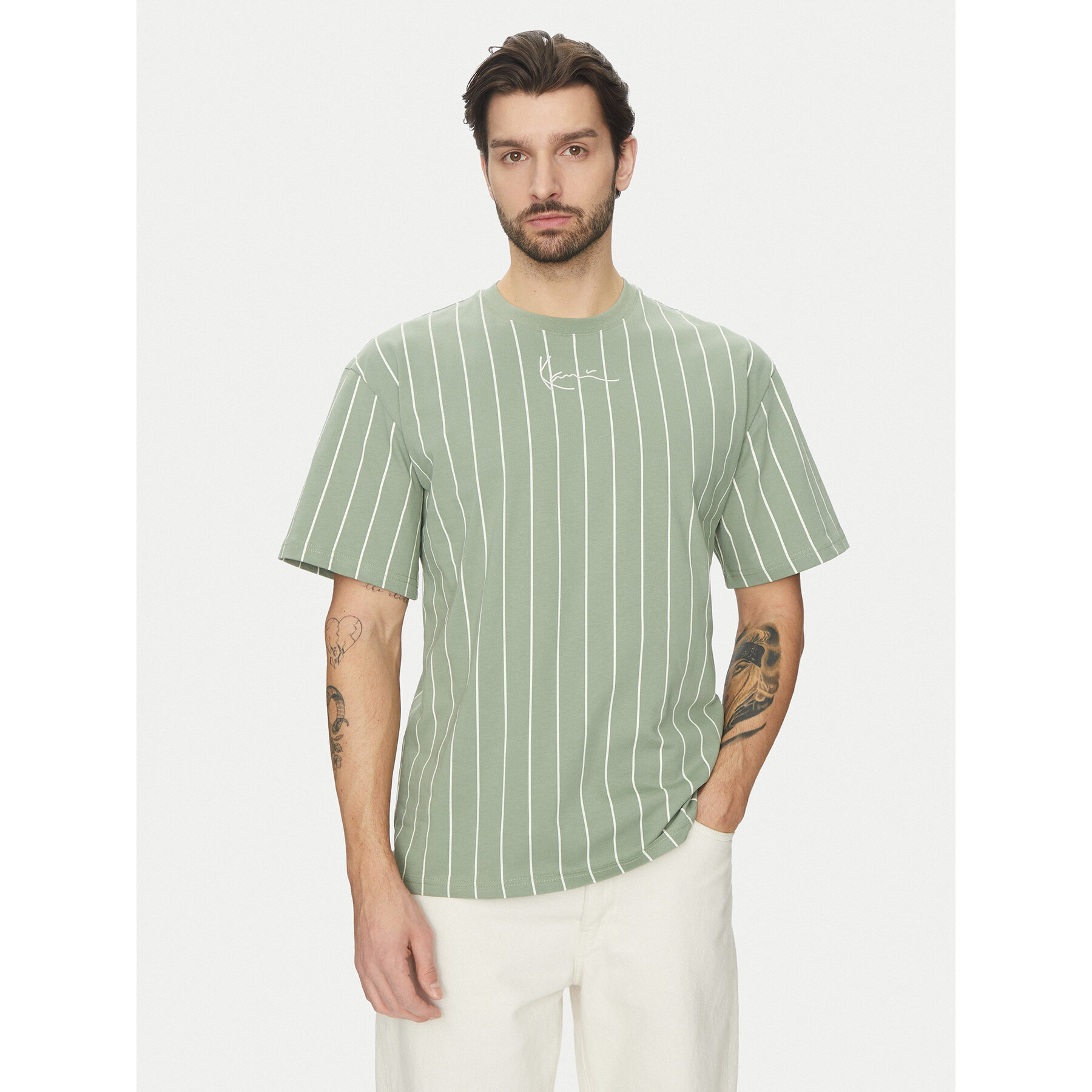 Karl Kani T-shirt 60300340 Verde Regular Fit