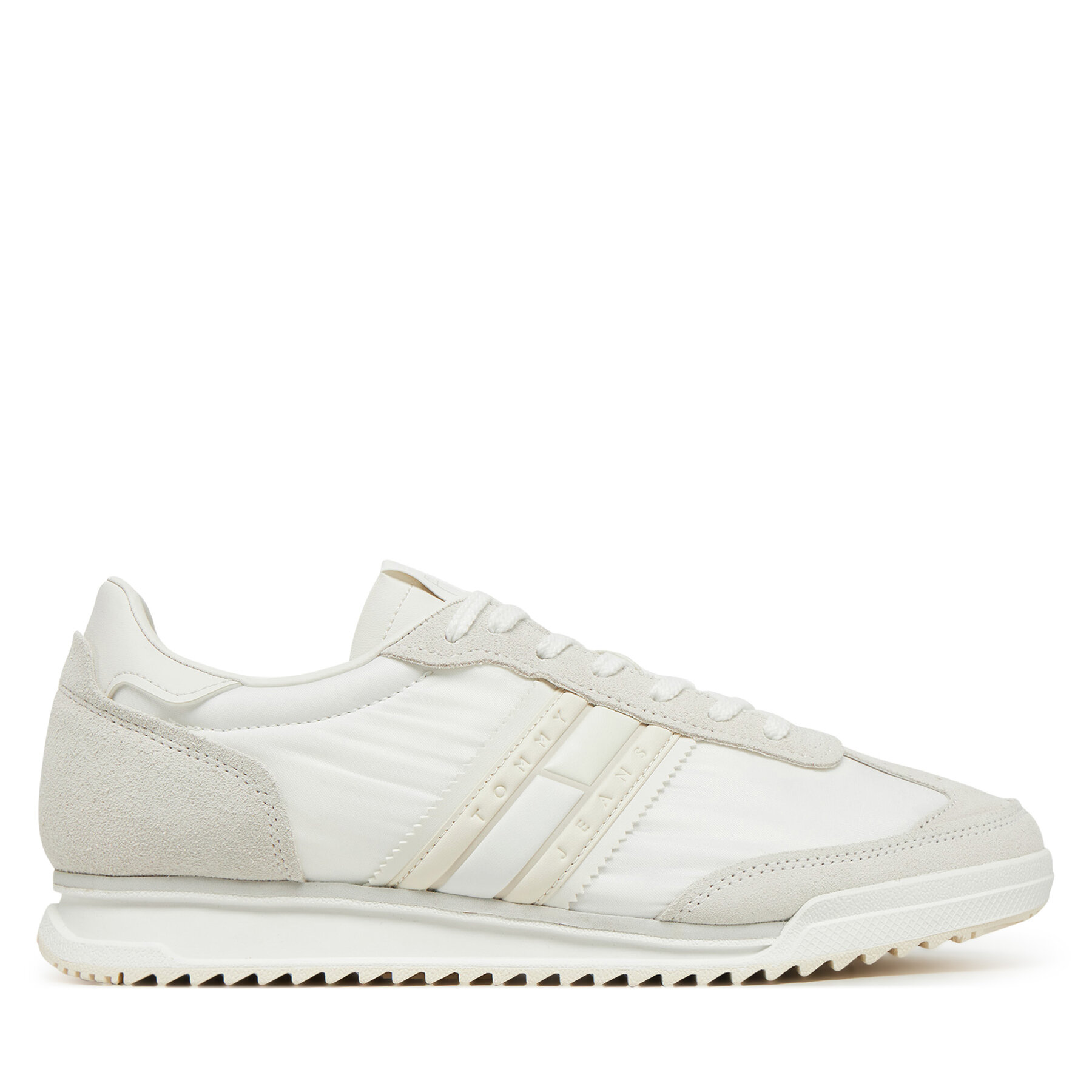 Sneakersy Tommy Jeans Tjm Retro Runner Cleated EM0EM01527 Biela