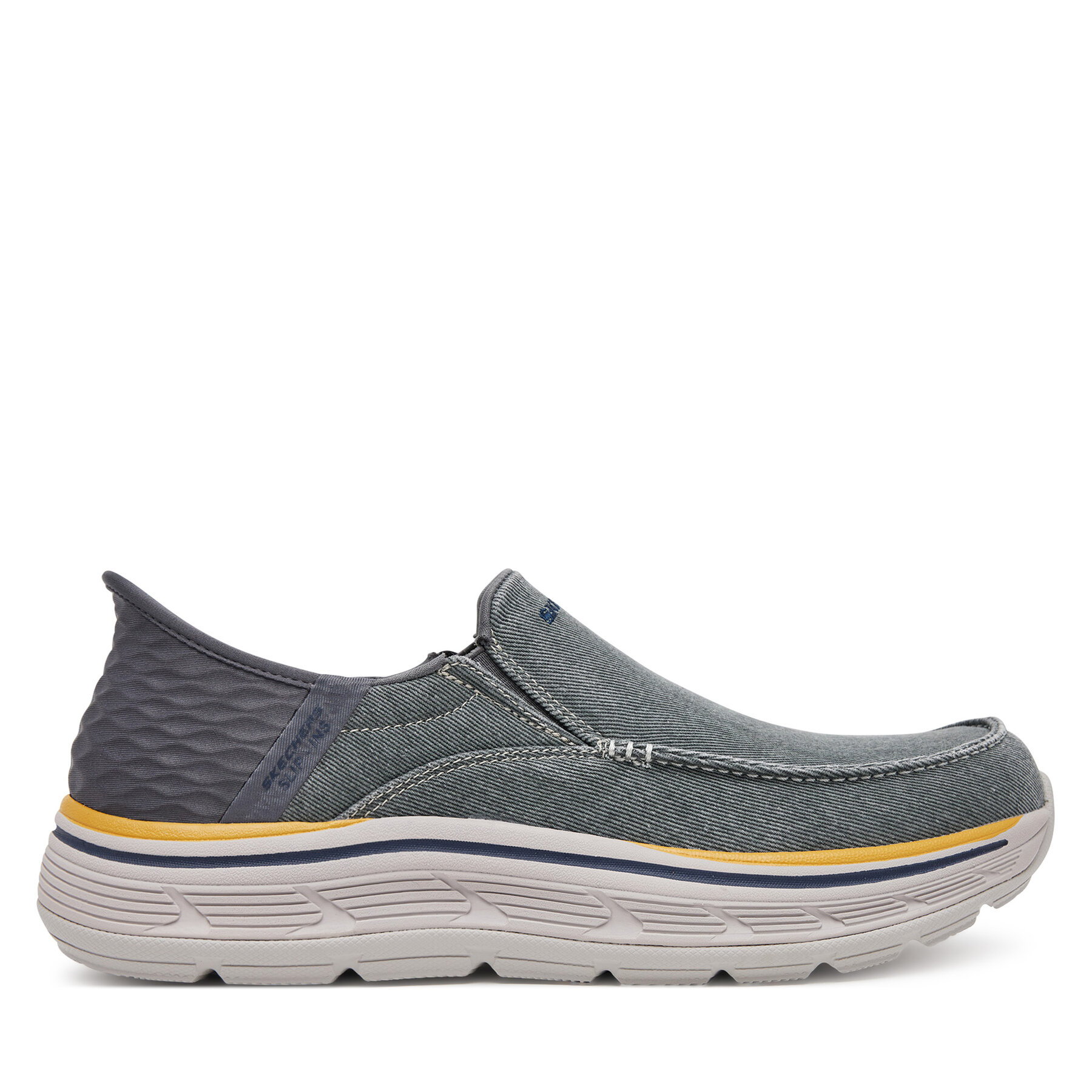 Poltopánky Skechers Remaxed-Fenick 204839/CHAR Sivá
