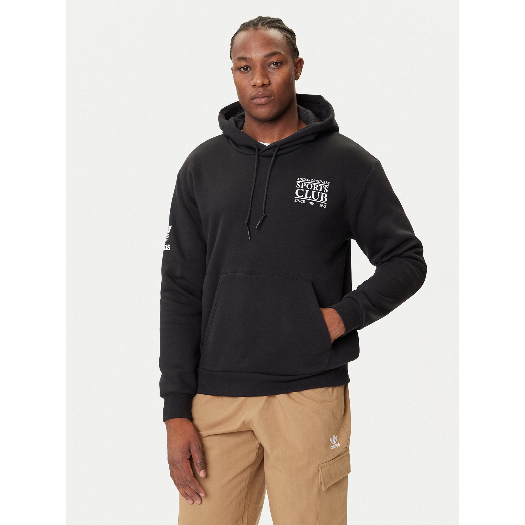 adidas Sweatshirt Graphic JX3058 Schwarz Regular Fit