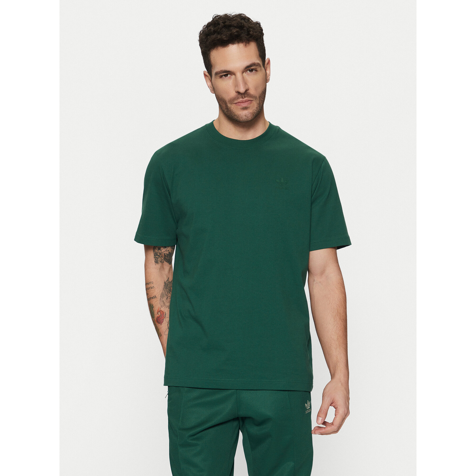Adidas T-Shirt Trefoil Series JD0680 Verde Regular Fit