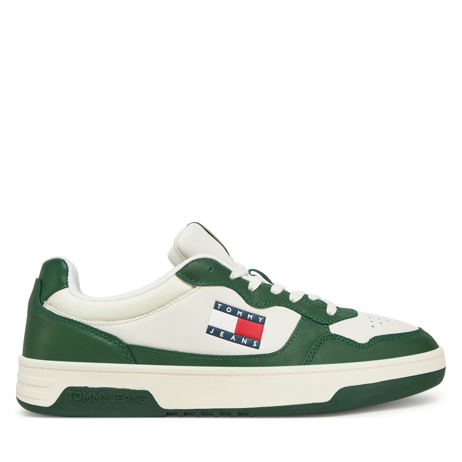 Sneakersy Tommy Jeans (New) Tjm Cupsole Leather Ess EM0EM01443 Biela