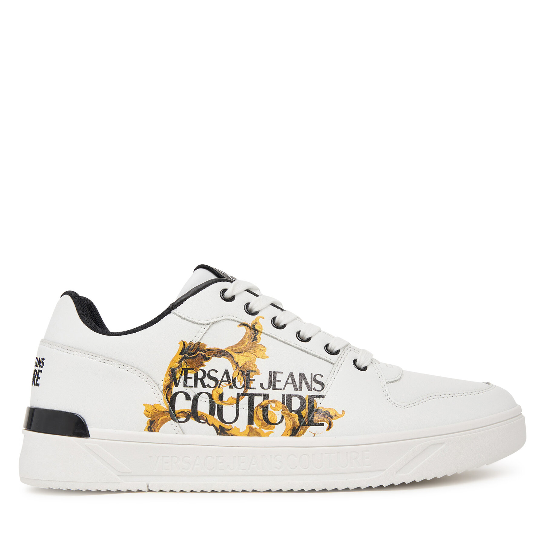 Sneakersy Versace Jeans Couture 79YA3SJ5 ZPB42 Biela