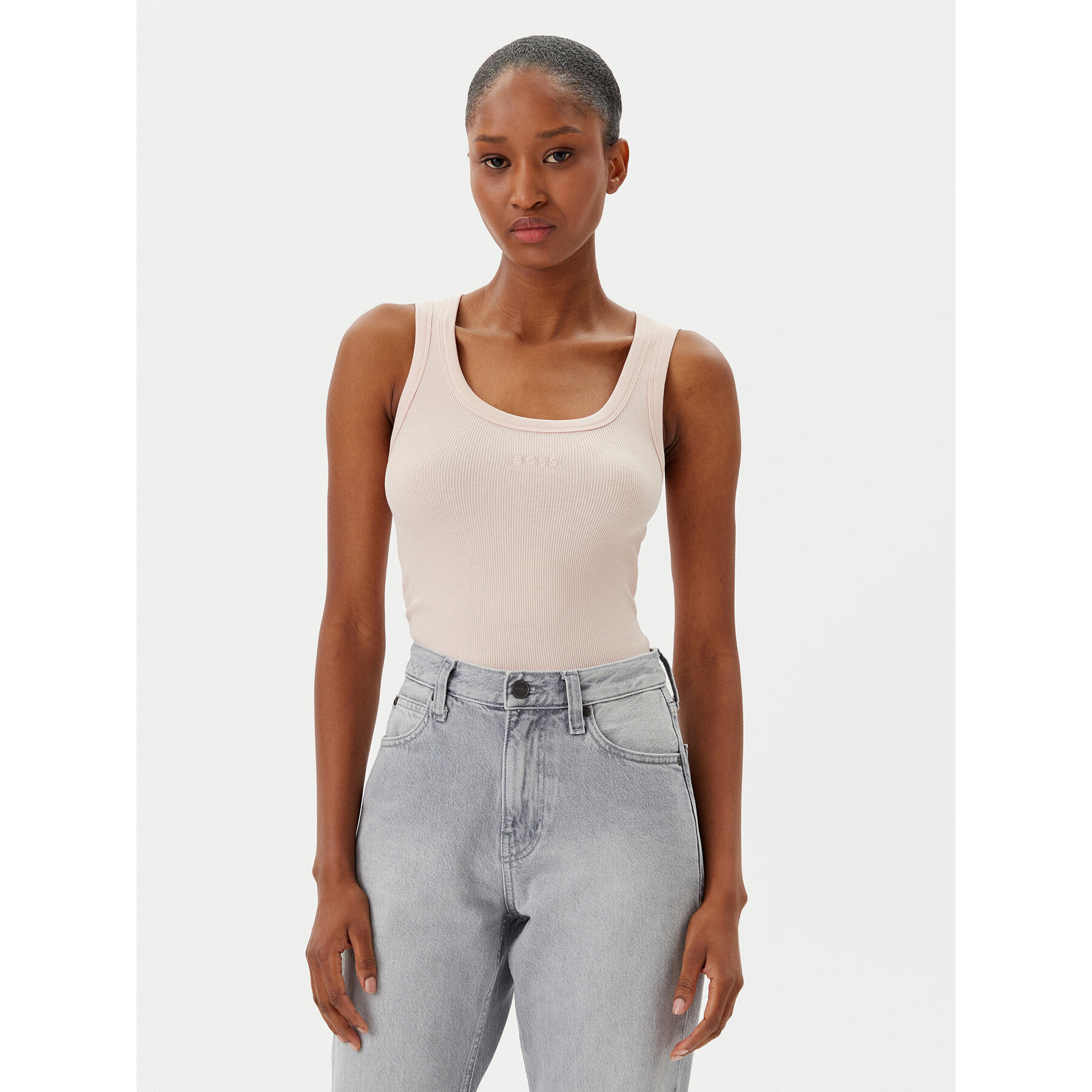 BOSS Top C_Ematite 50504245 Rosa Slim Fit