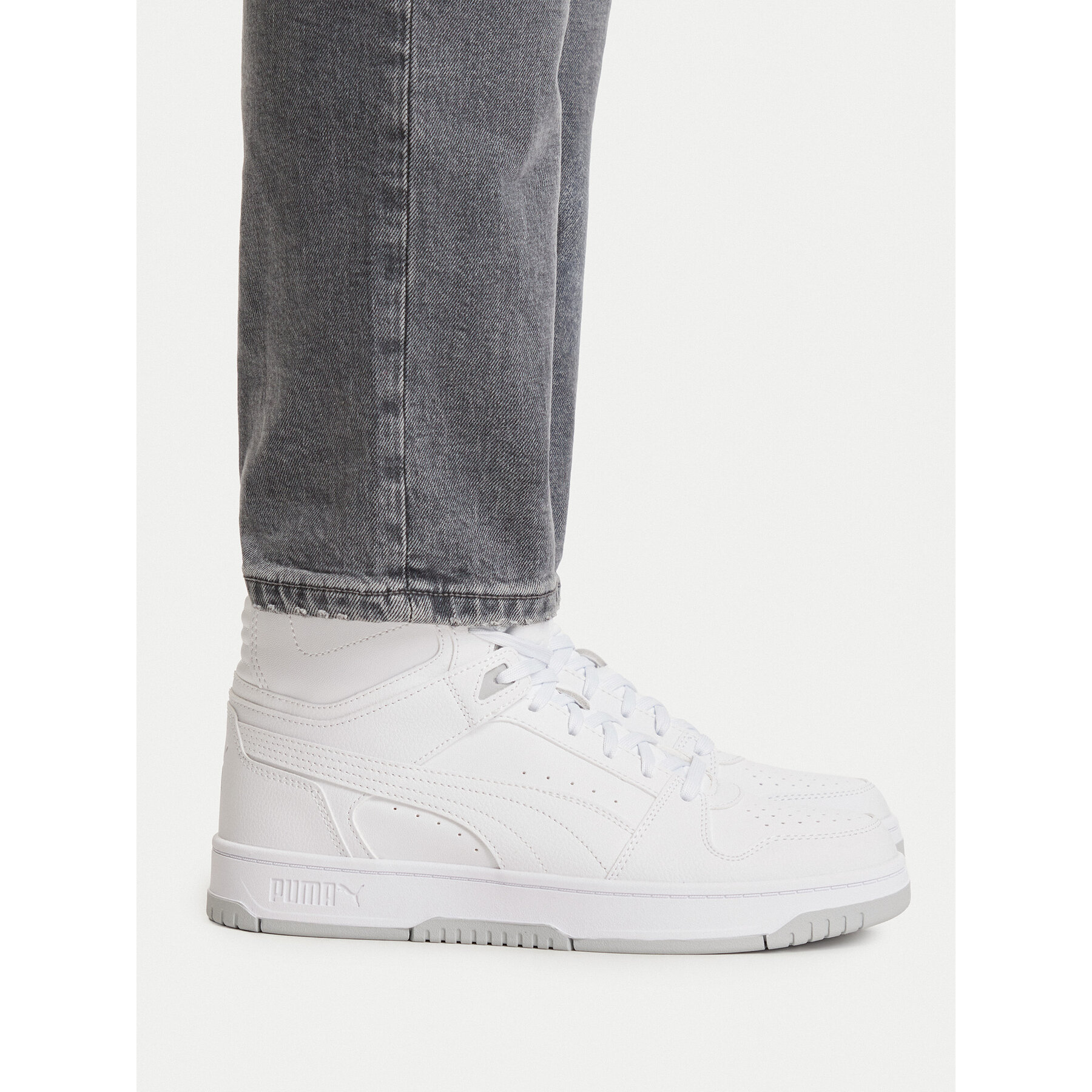 Сникърси Puma Rebound Slam Mid 407168 05 Бял