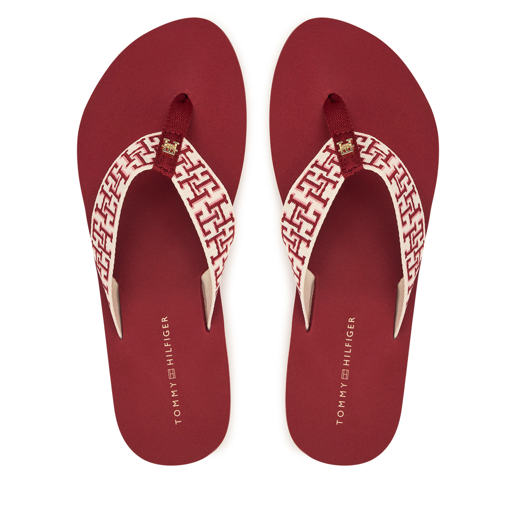 Flip flop Tommy Hilfiger Corportate Sandal FW0FW09610 Roșu
