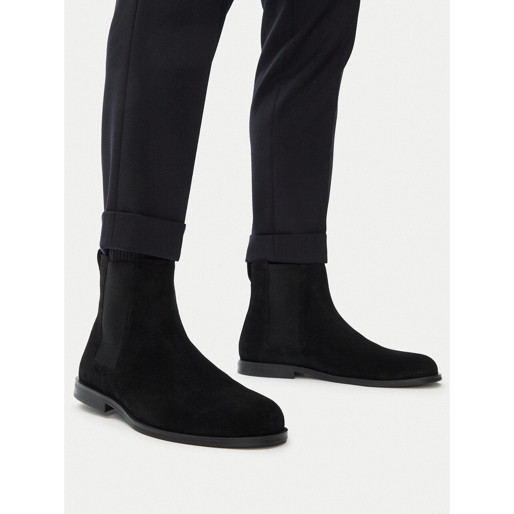 Chelsea cipele Calvin Klein Ess Rubber Chelsea Su HM0HM02055 Crna