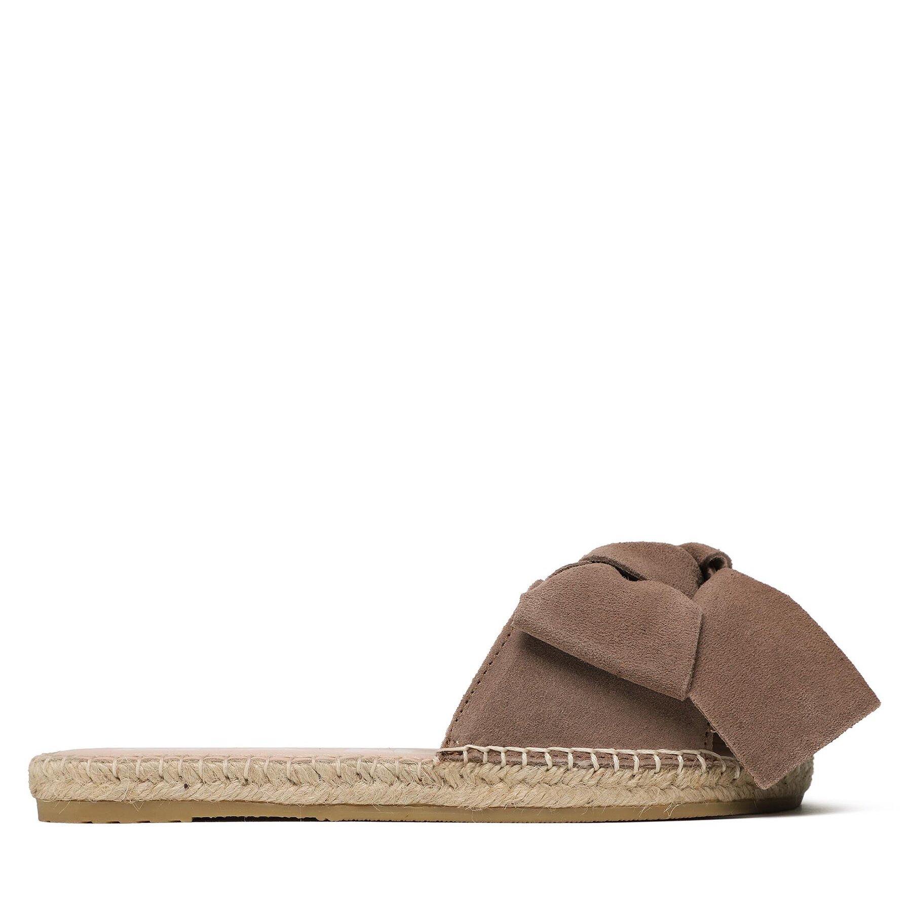 Alpargatas Manebi Suede Sandals With Bow W 1.9 J0 Marrón