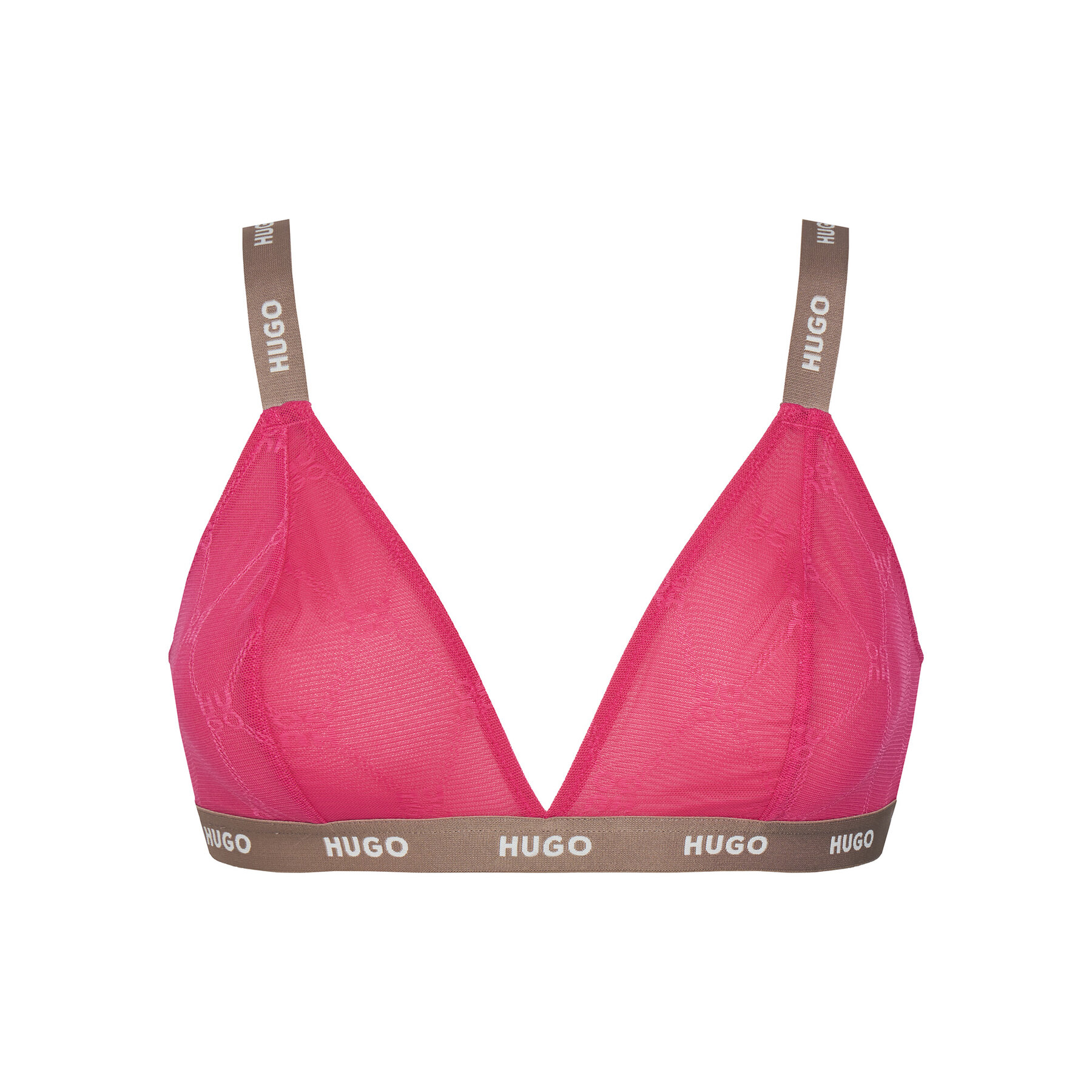 HUGO Bralette melltartó 50535247 Rózsaszín