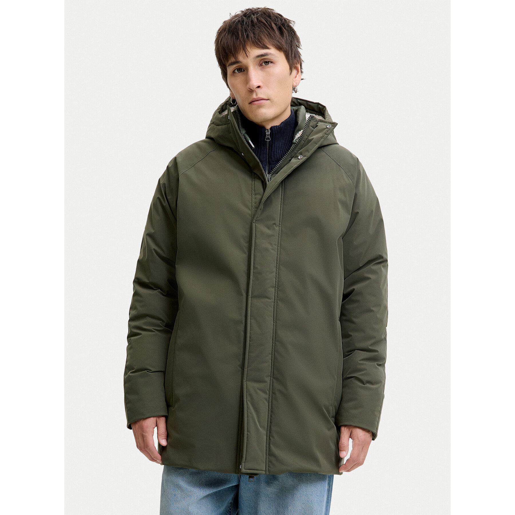 Jack & Jones Winterjacke Wood 12278783 Grün Regular Fit