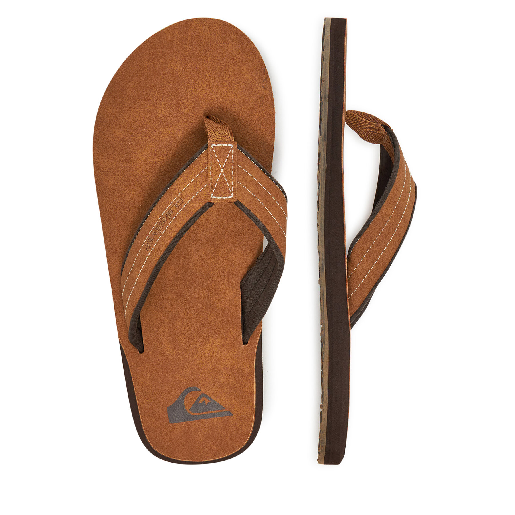 Pánske Žabky Quiksilver, Rozmer: 45, Hnedá, 808416