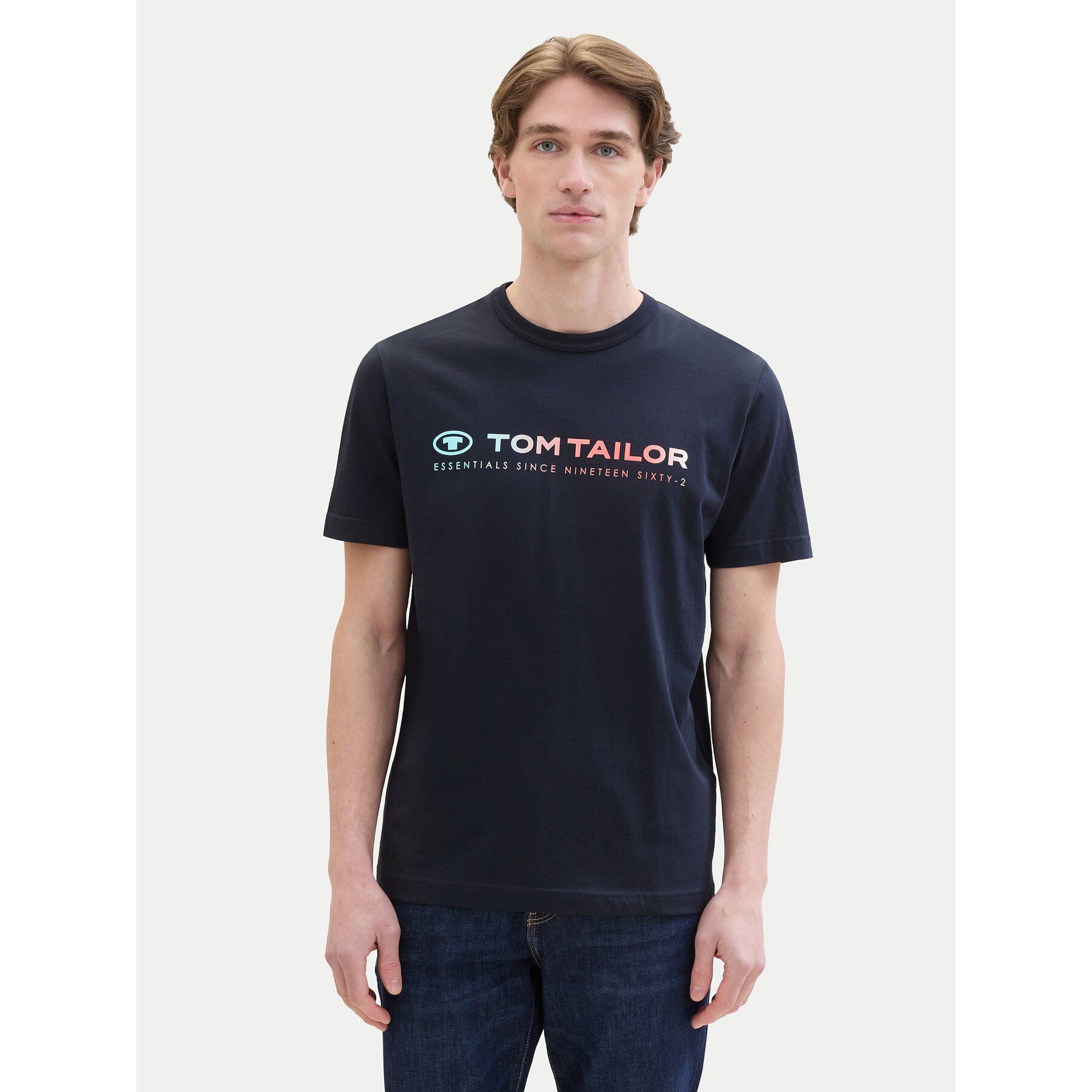 Tom Tailor Póló 1041855 Sötétkék Regular Fit