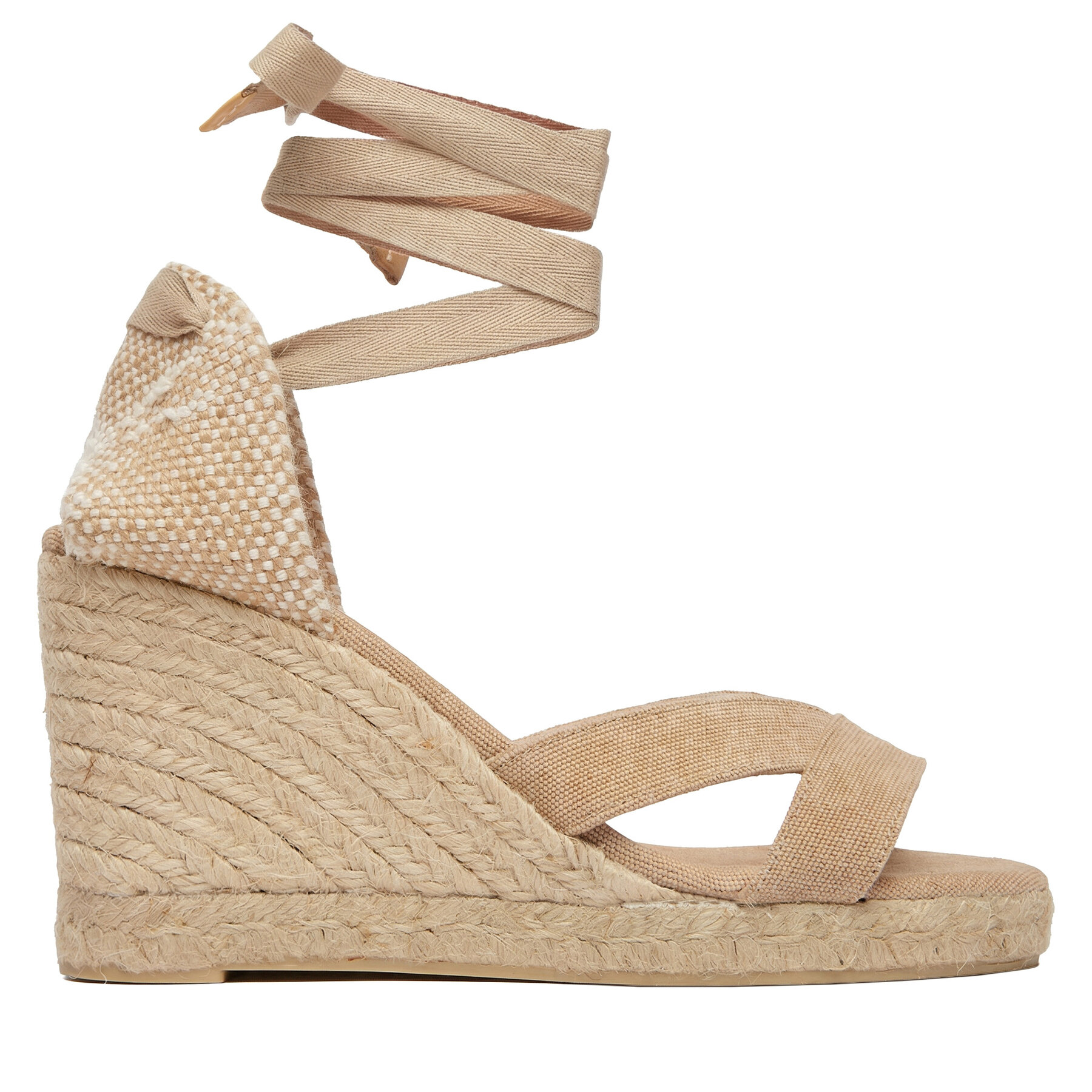 Espadrile Castañer Bailey 25633 Bej