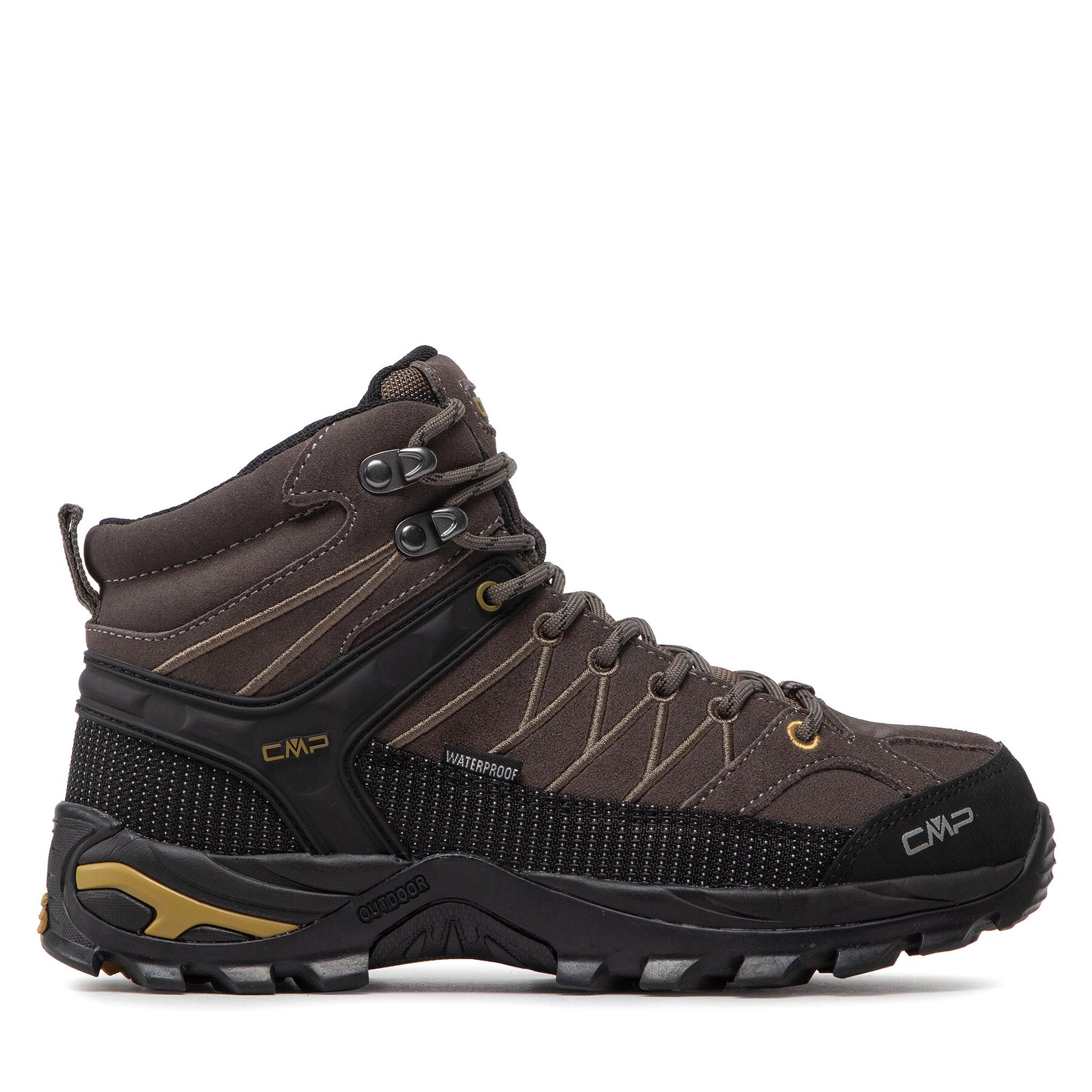 CMP Pánske Trekingová obuv, Rozmer: 46, Hnedá, Rigel Mid Trekking Shoe Wp 3Q12947