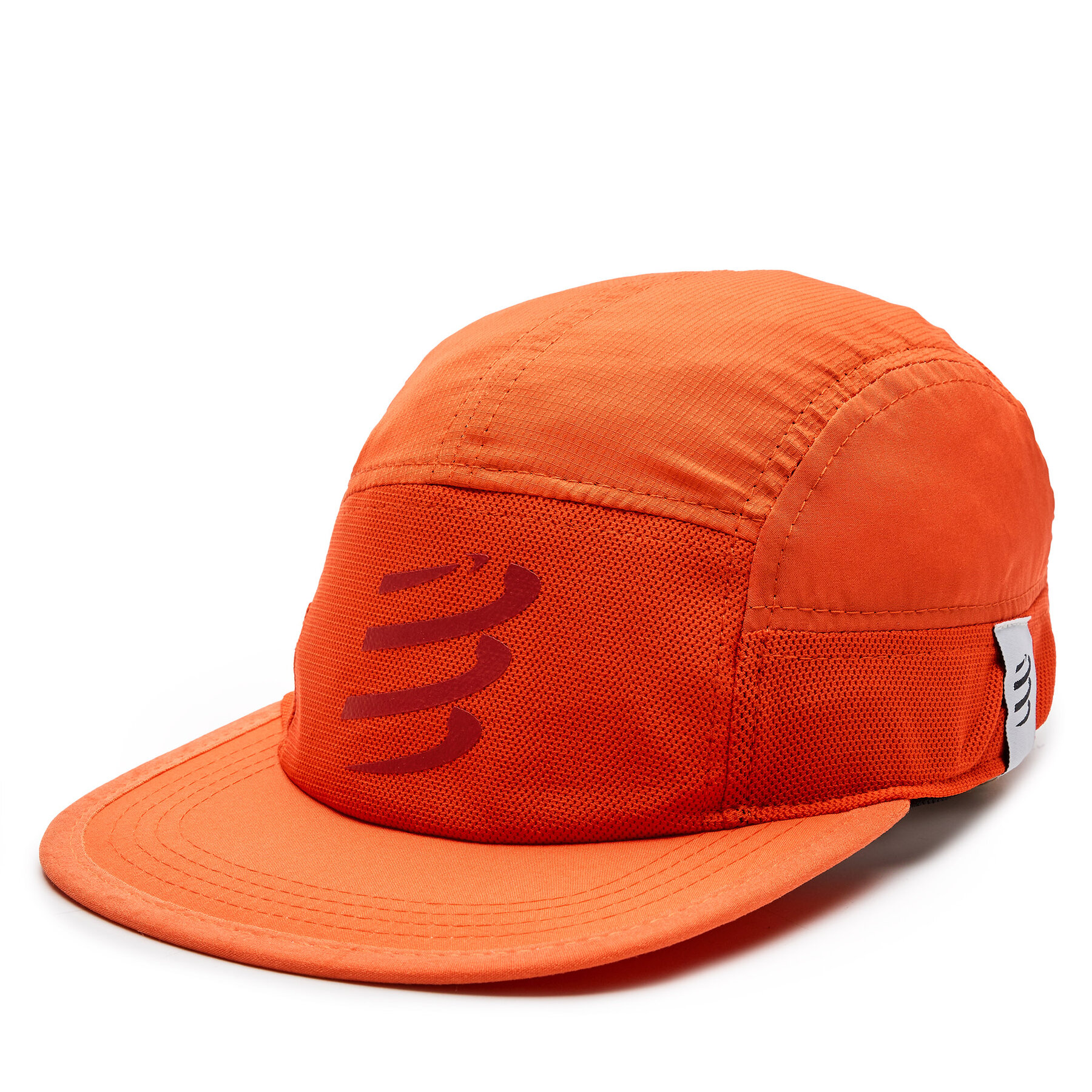 Gorra con visera Compressport 5 Panel Light Cap CU00097B Rojo