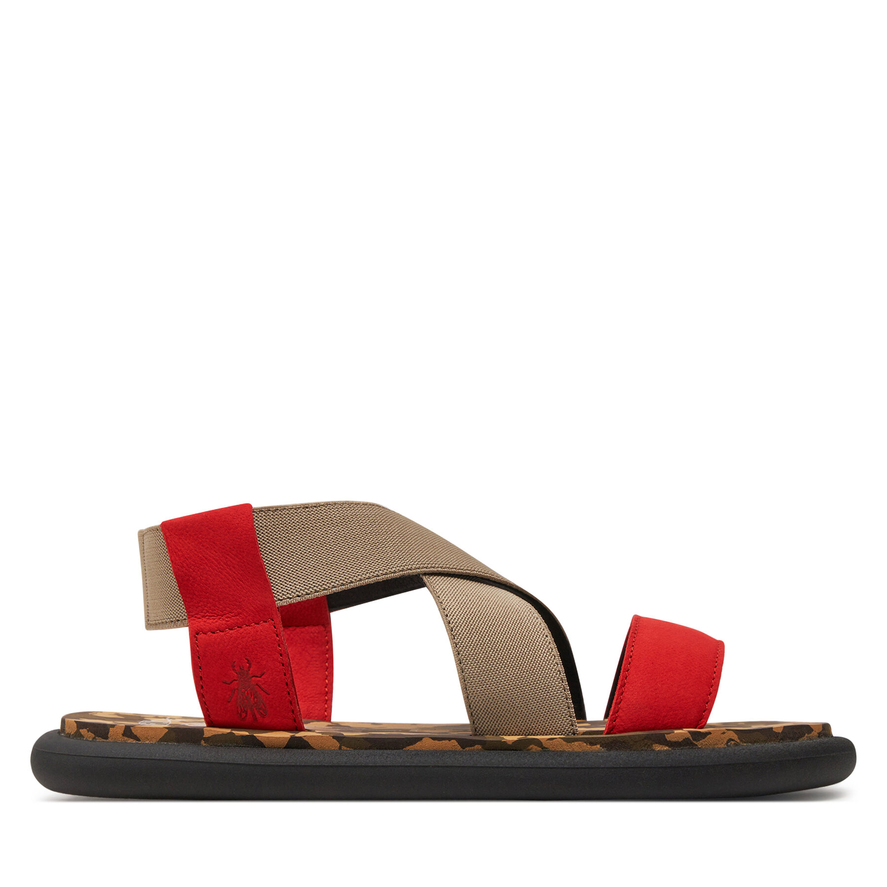 Sandalias Fly London Oakefly P145067002 Rojo