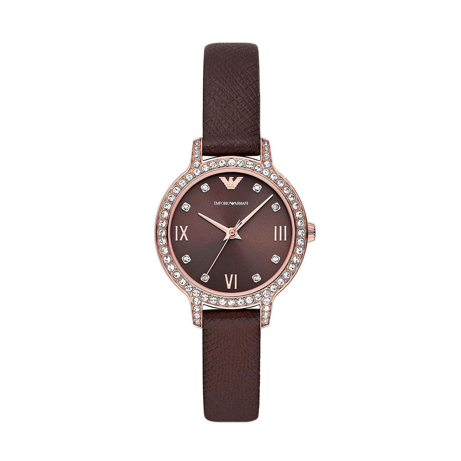 

Годинник Emporio Armani Cleo AR11555 Rose Gold/Brown, Коричневий