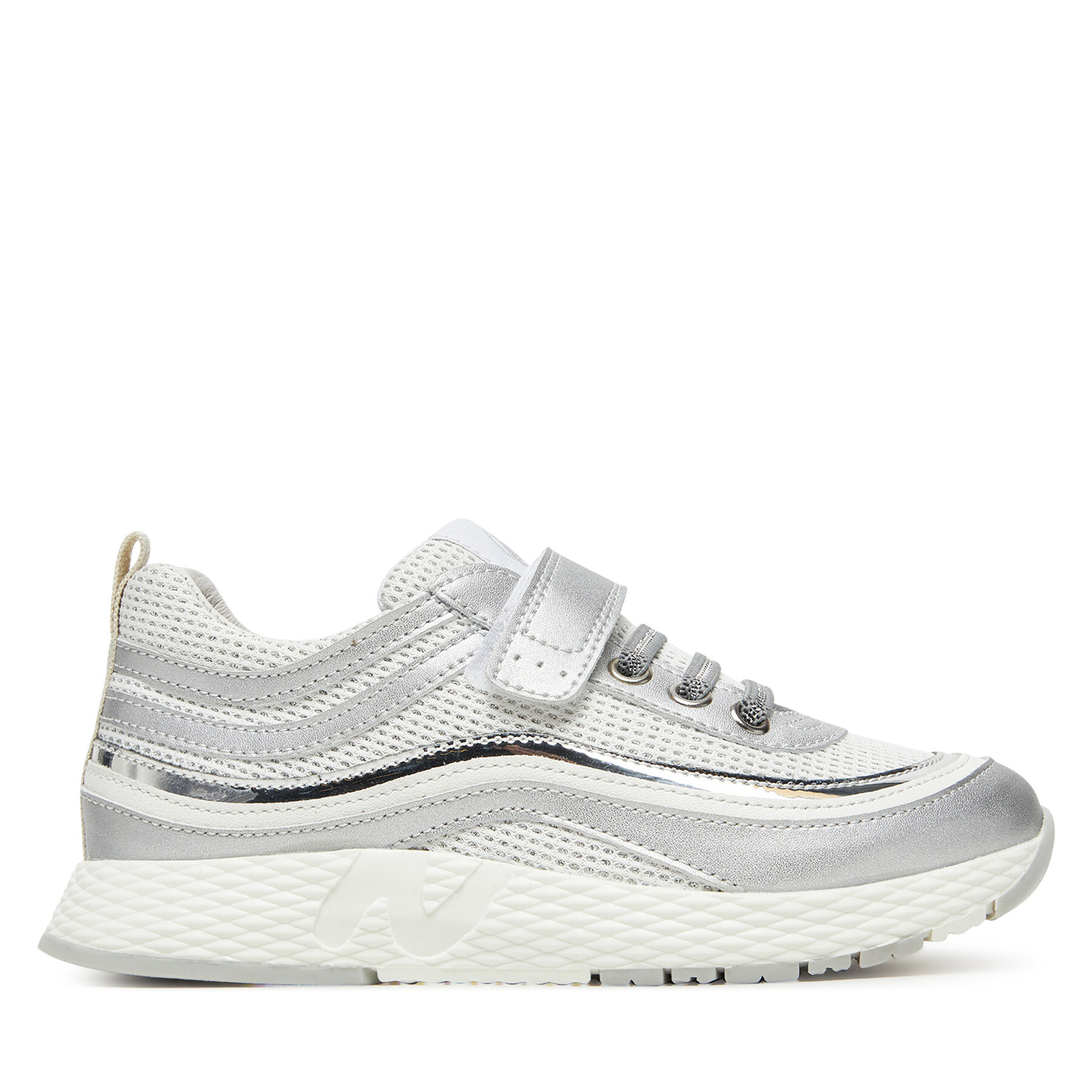Sneakersy Naturino Miska Vl 2019017-03-1Q23 S Stříbrná