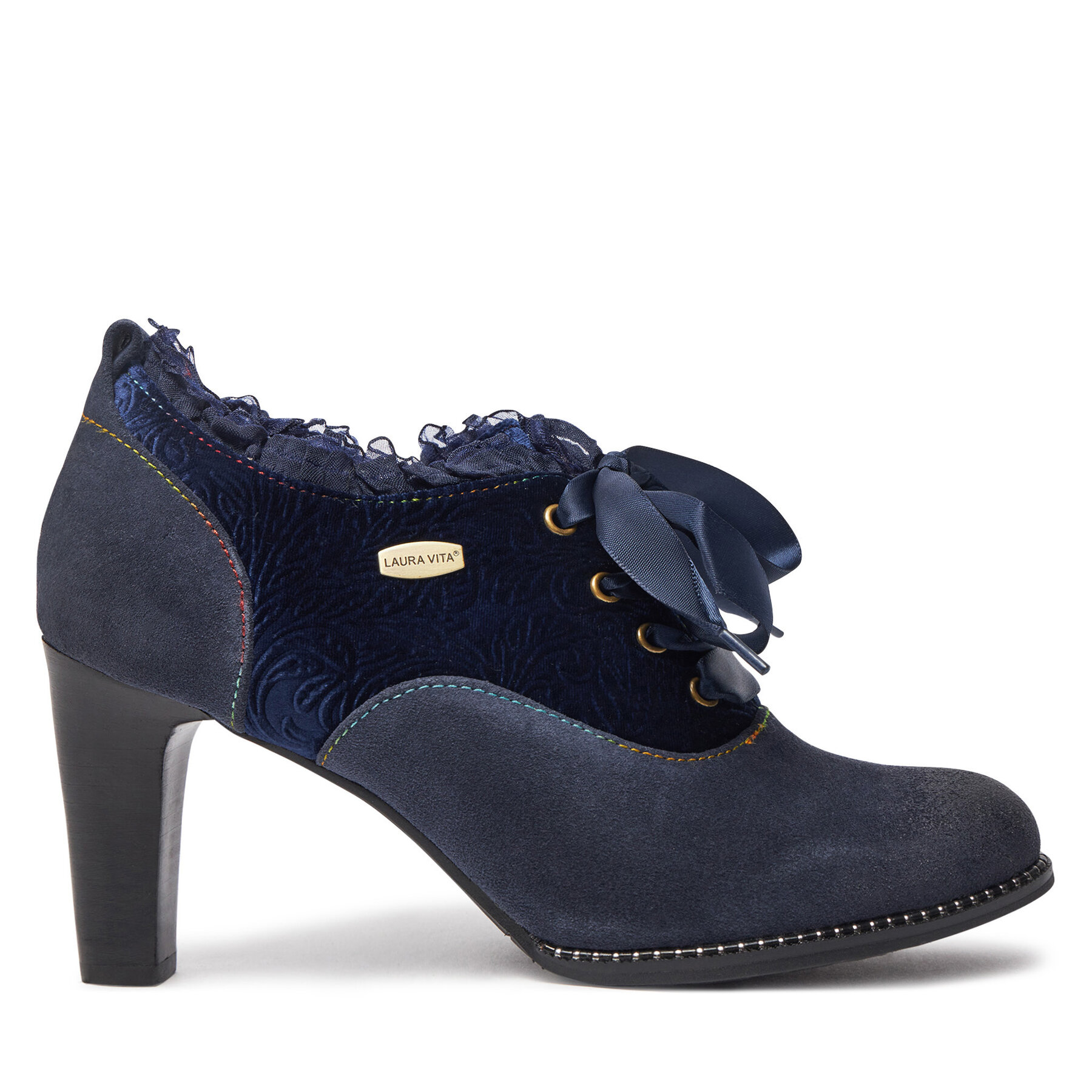 Zapatos hasta el tobillo Laura Vita Alcbaneo 244 Azul marino