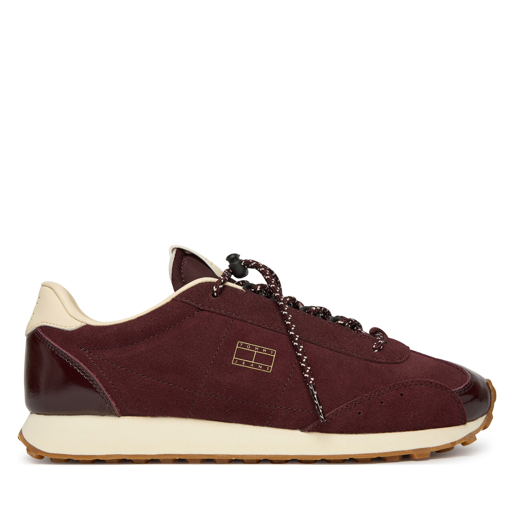 Сникърси Tommy Jeans Tjw Retro Archive Runner Suede EN0EN03125 Бордо