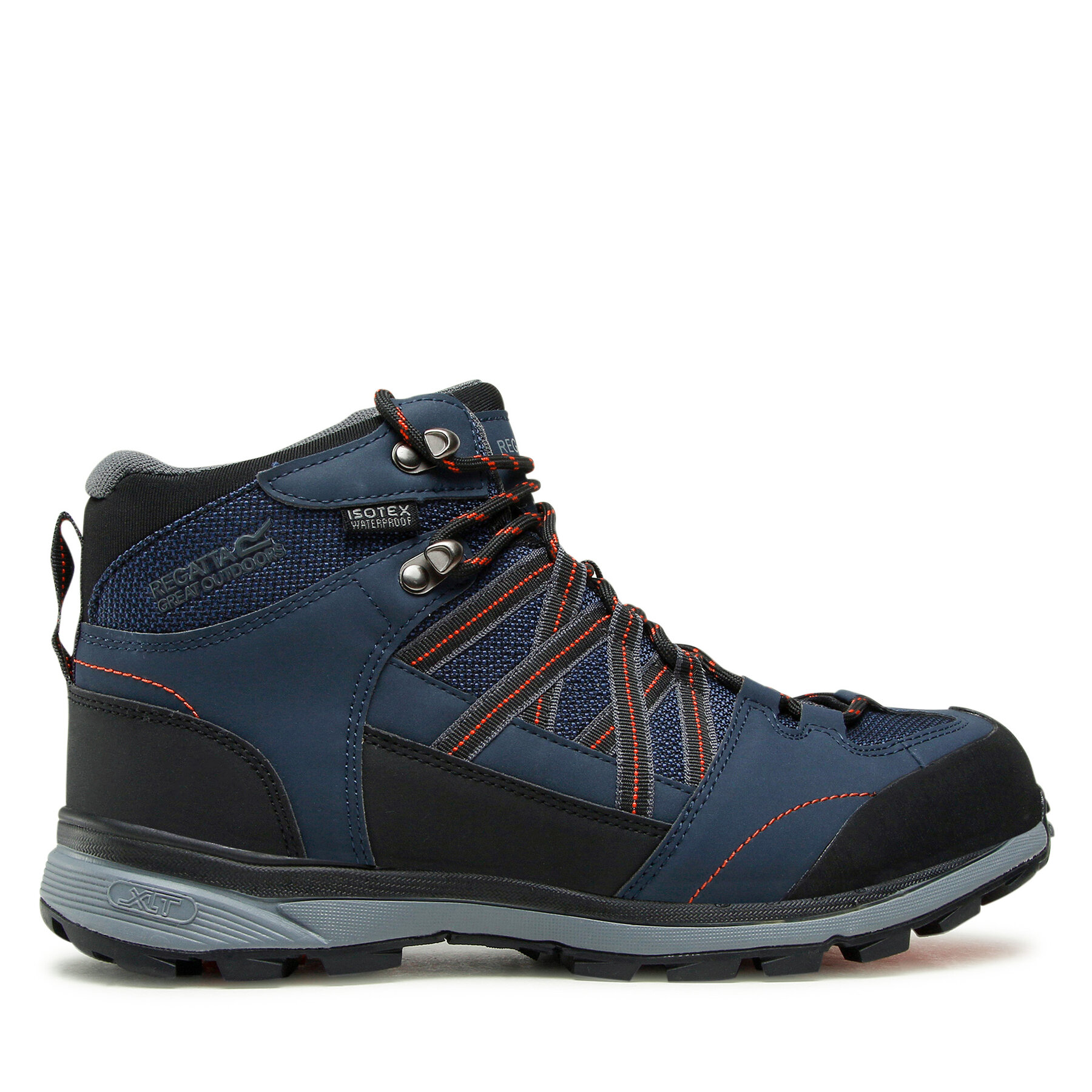 Uomo Scarpe da trekking Regatta, Taglia 46, Blu scuro, Samaris II Mid RMF539, taglia : 46