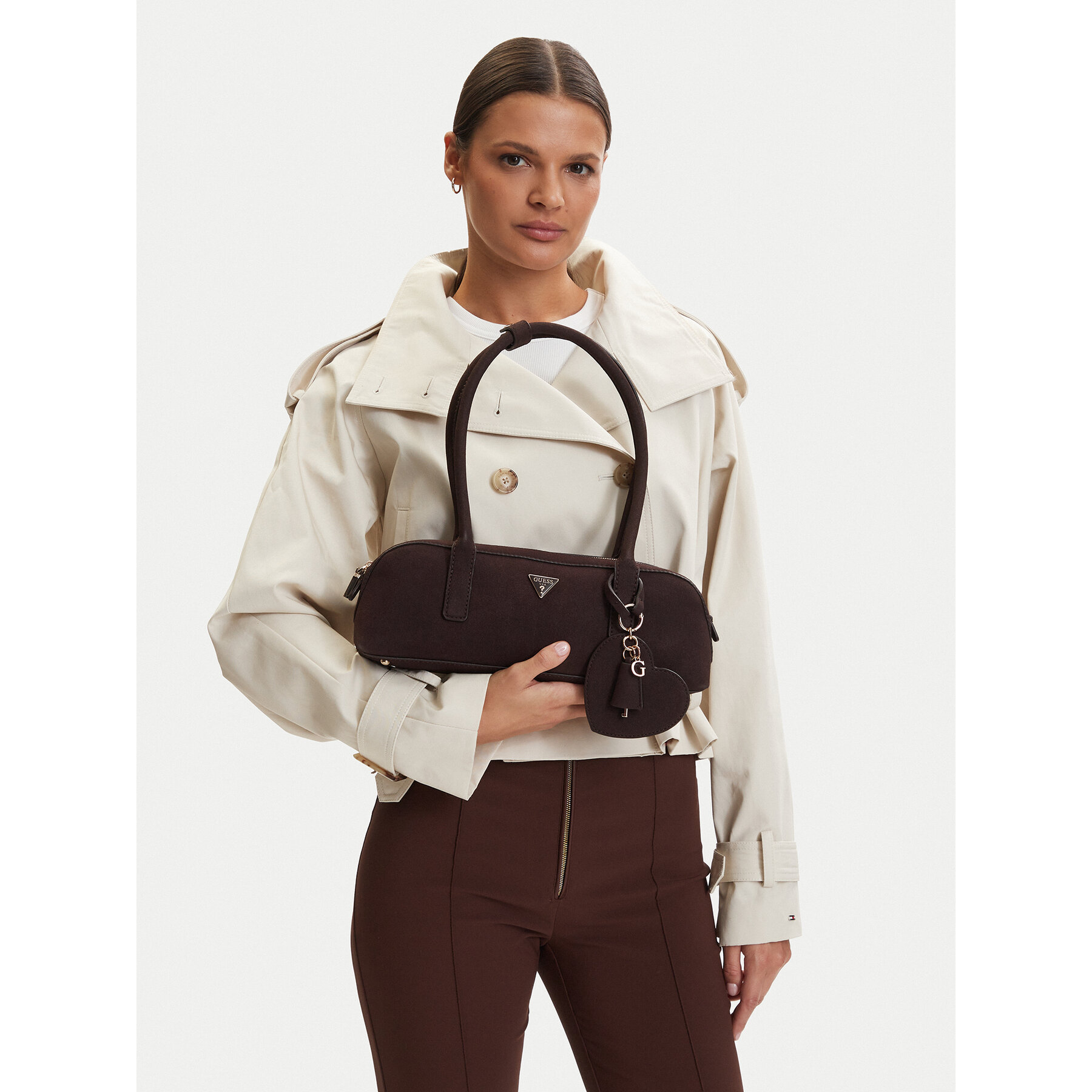 Geantă Guess Isobel HWSG99 32080 Maro