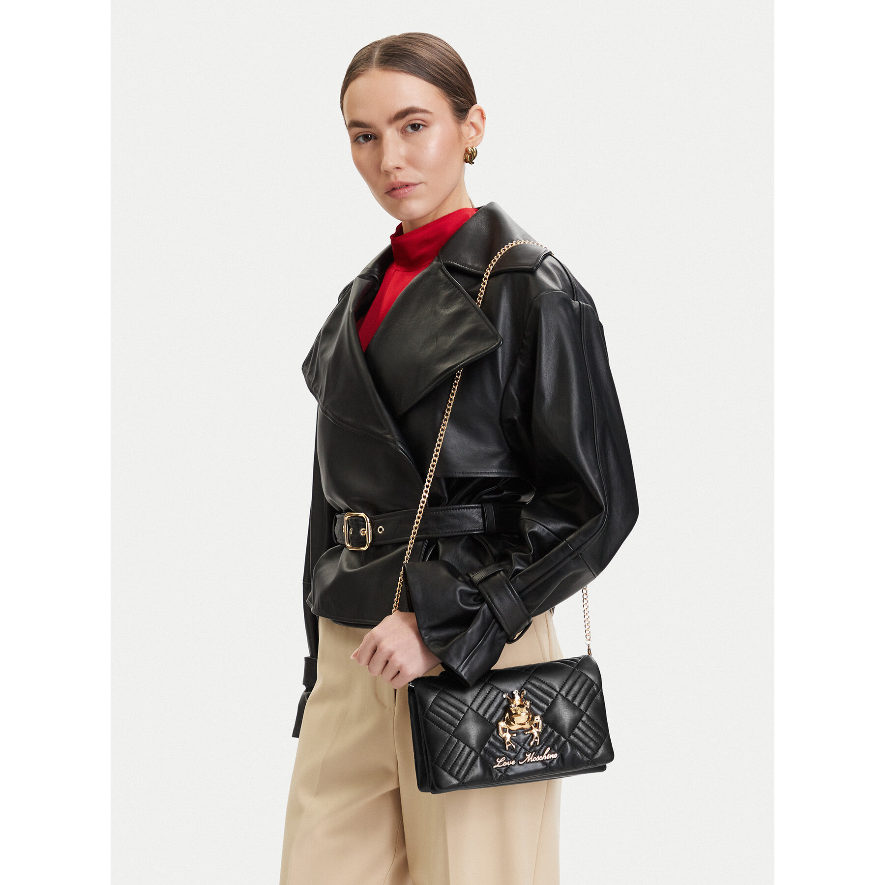 Torbica LOVE MOSCHINO JC4269PP0OKH1000 Crna