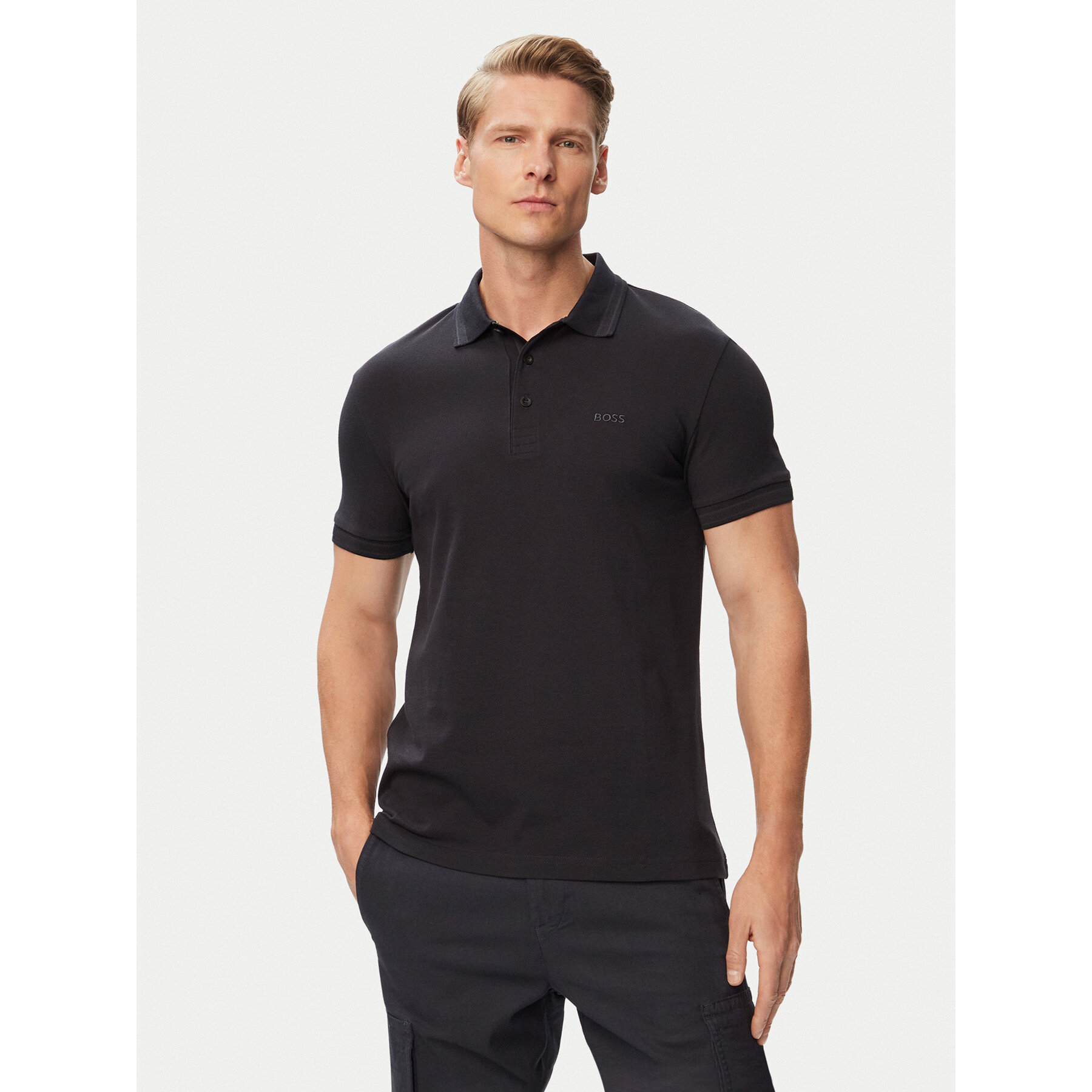 BOSS Polo Paddy 50469055 Tamnoplava Regular Fit