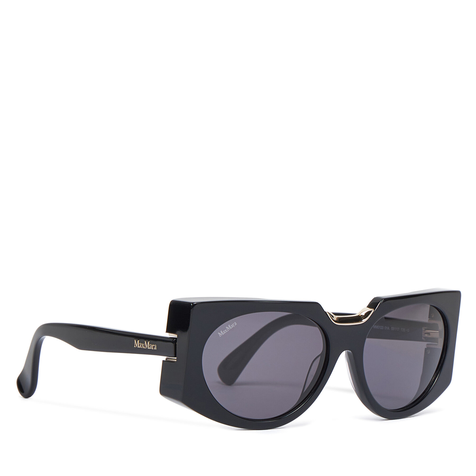 Slnečné okuliare Max Mara MM0123 01A Čierna