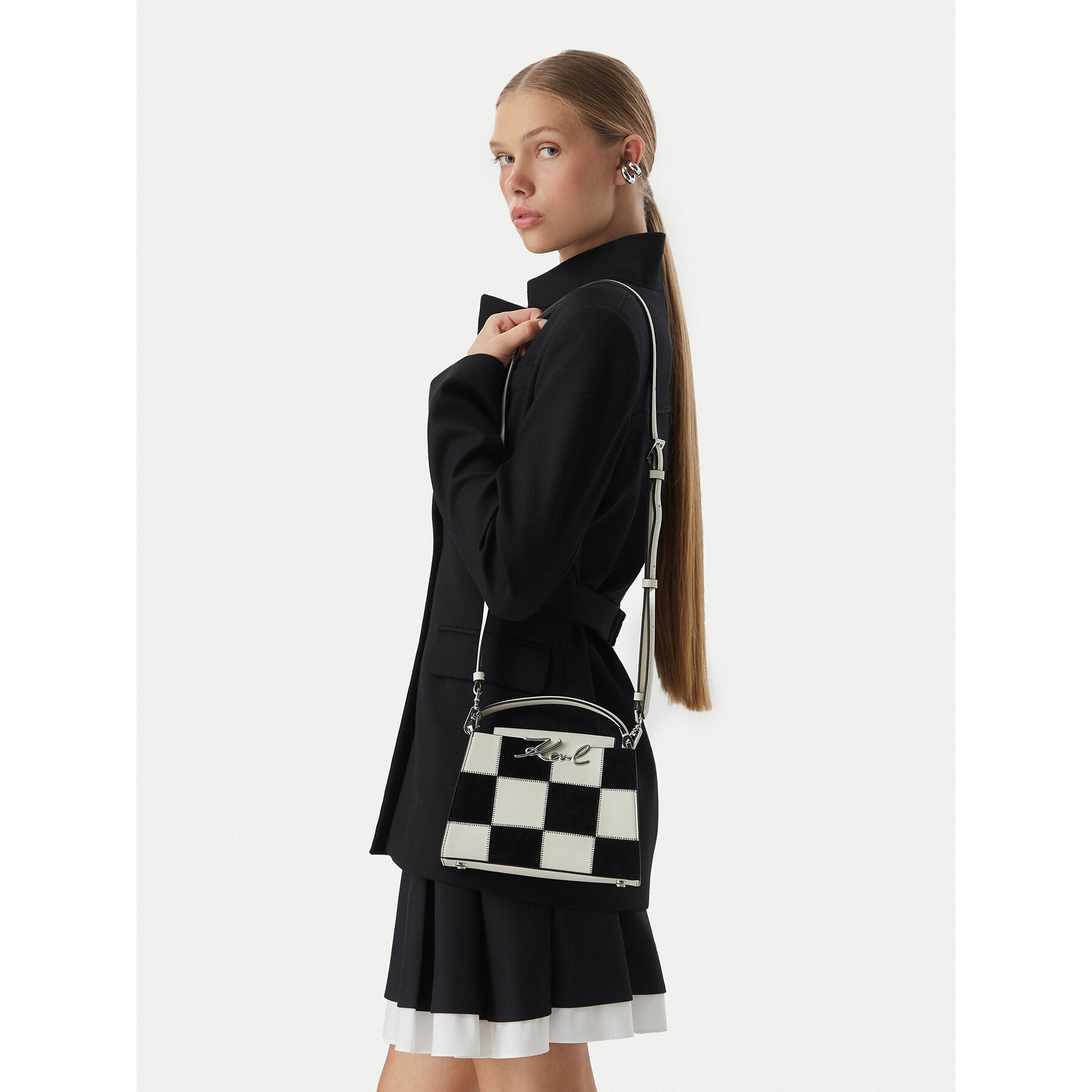 Geantă KARL LAGERFELD B3W30027 Negru
