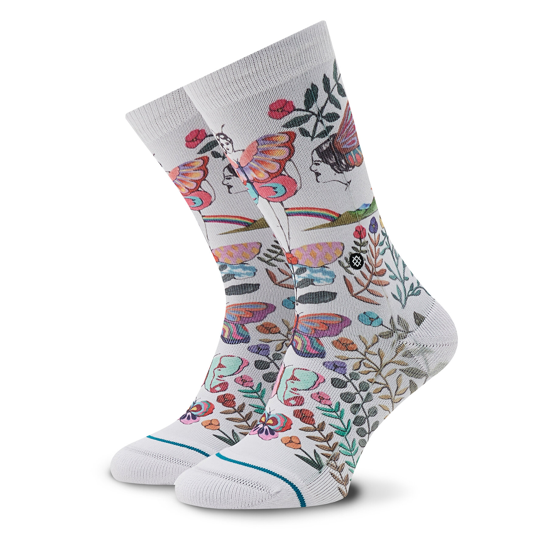 

Високі жіночі шкарпетки Stance The Garden Of Growth W555C22THE White, Білий