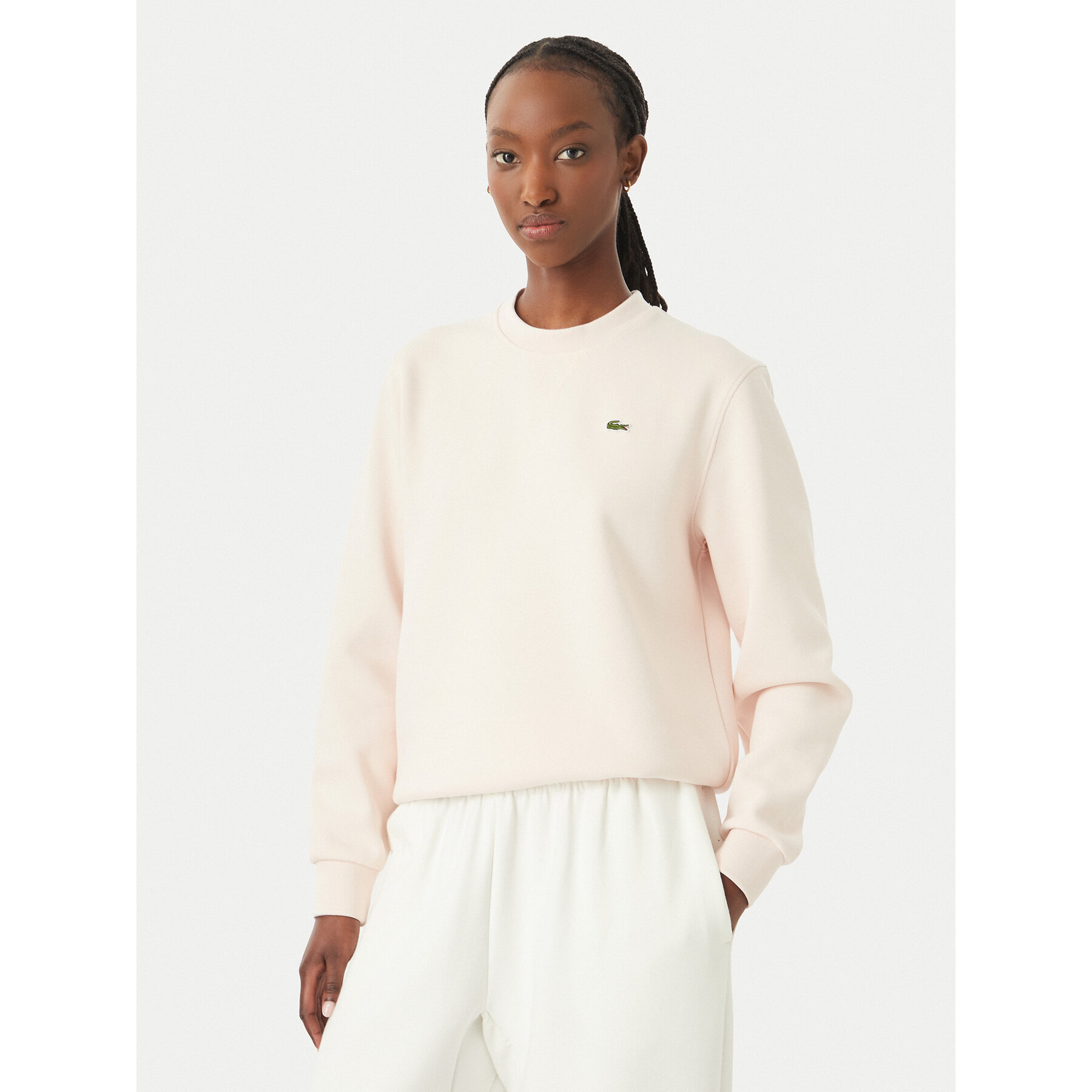 Lacoste Sweatshirt SF5245 Hellrosa Relaxed Fit