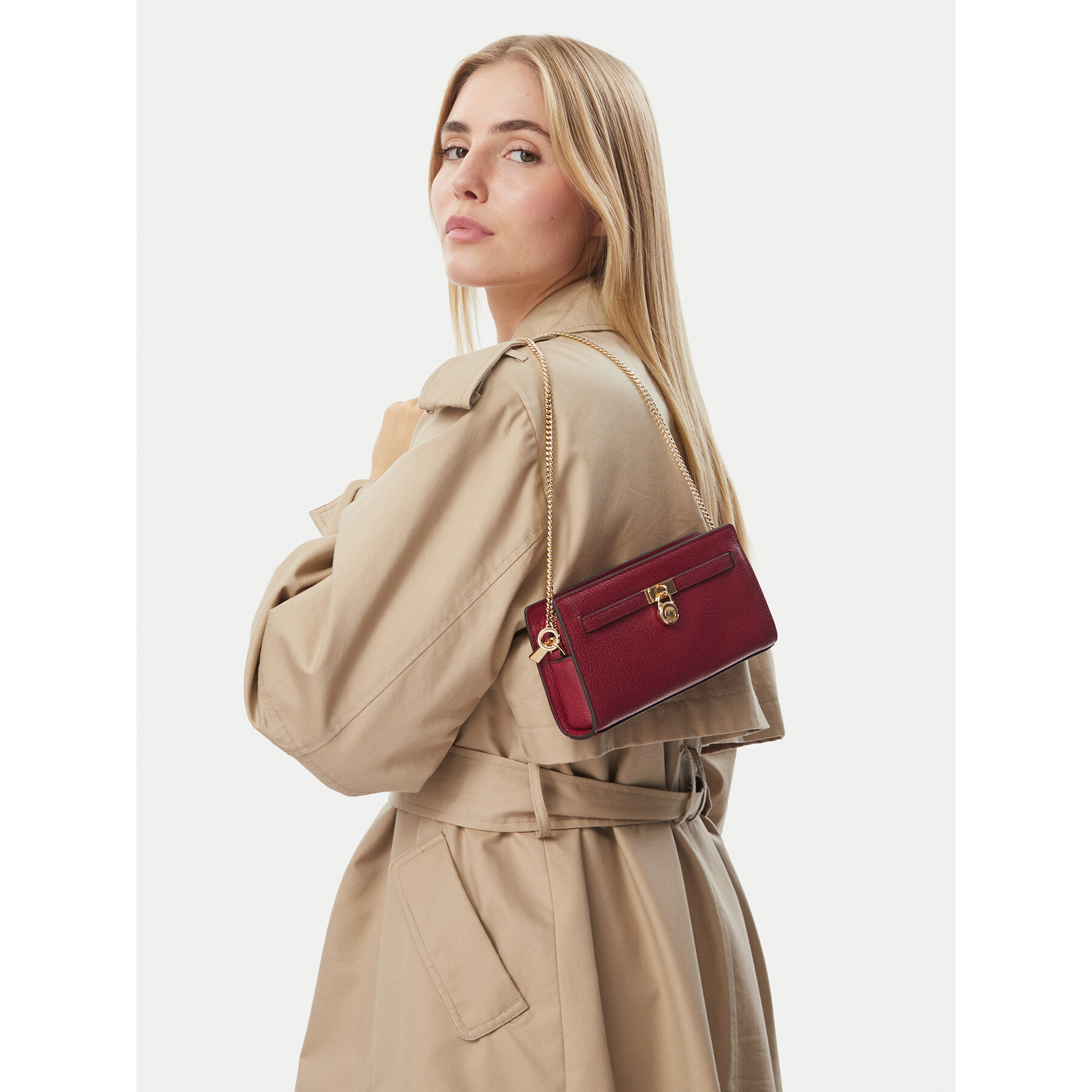 Geantă MICHAEL Michael Kors 32F5GNXC0L Vișiniu