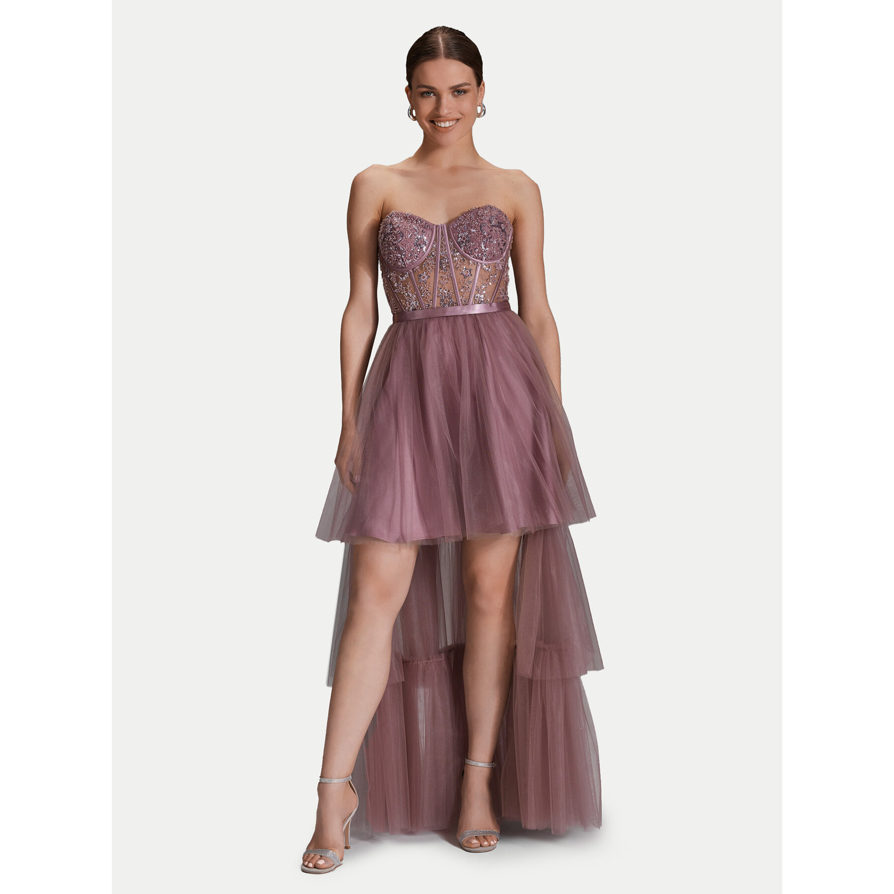Hey Kyla Abendkleid 5AI073HK Rosa Regular Fit
