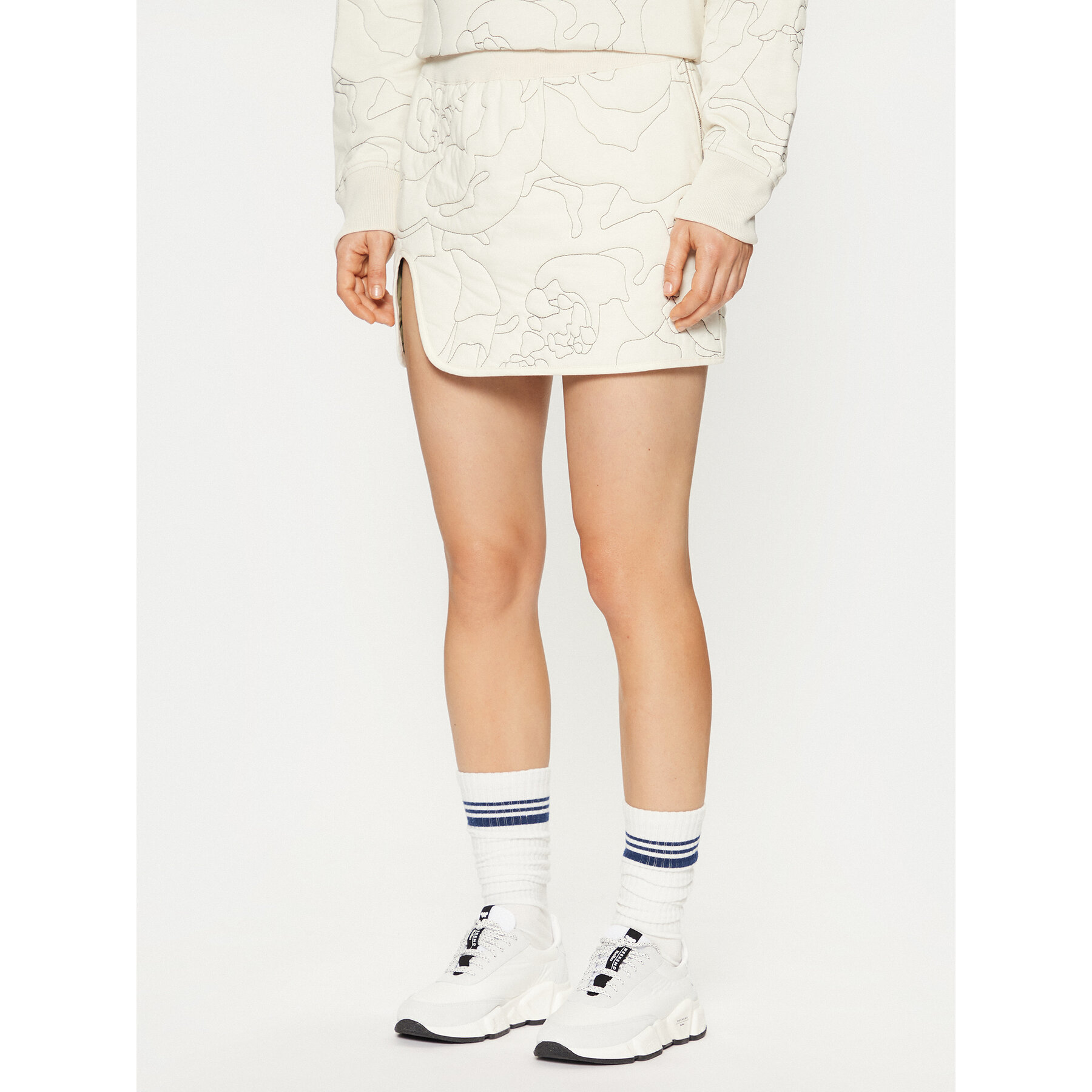 Lacoste Minirock JF5192 Beige Regular Fit