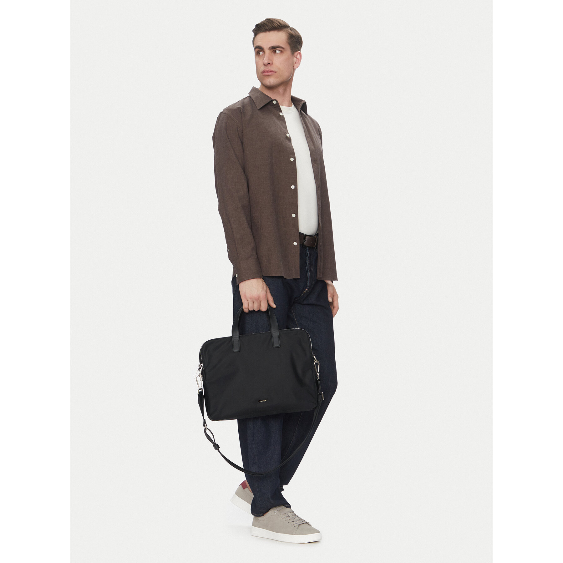 Geantă pentru laptop Calvin Klein Business Tech 2g Laptop Bag K50K512933 Negru