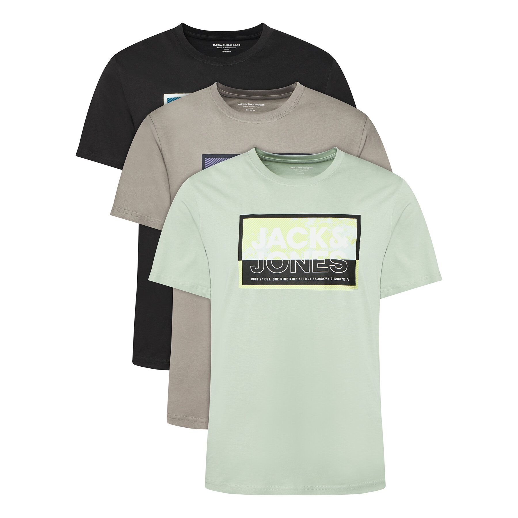 Jack & Jones Set di t-shirt Logan 12284754 Multicolore Regular Fit