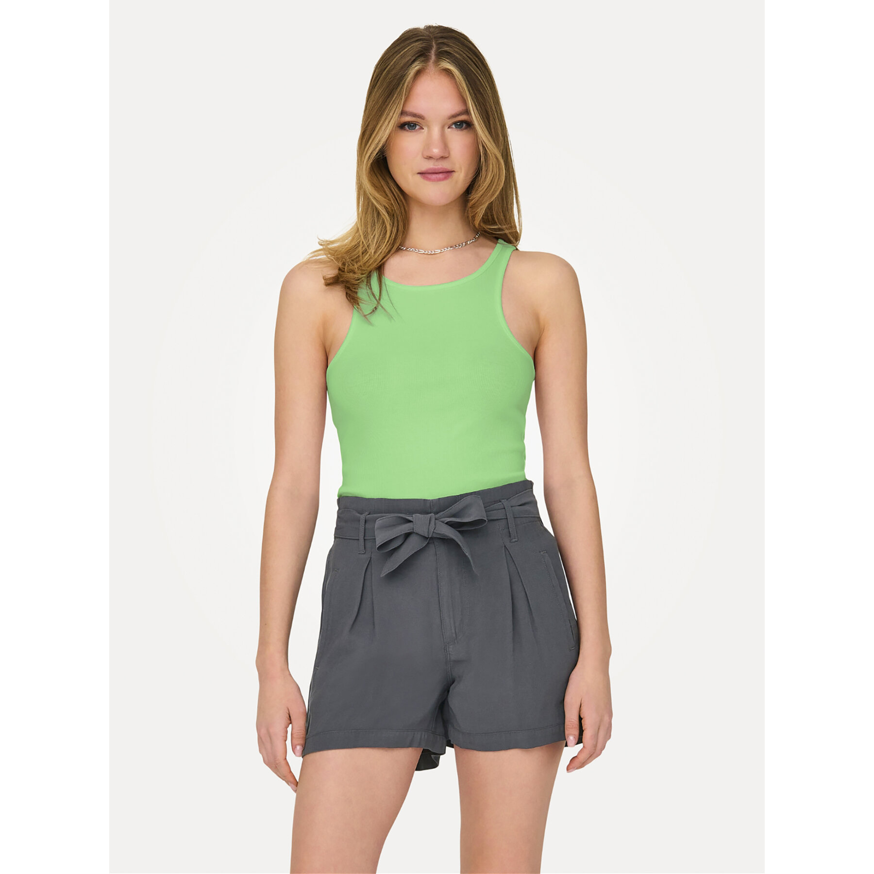 ONLY Marškinėliai Kenya 15234659 Žalia Regular Fit