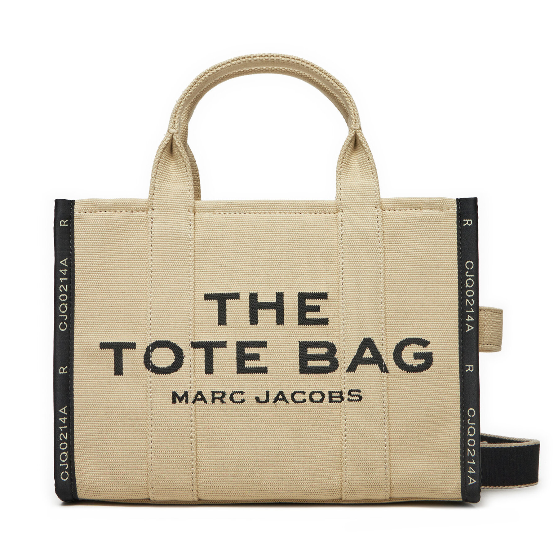 Sac à main Marc Jacobs The Jacquard Medium Tote Bag M0017027 Beige