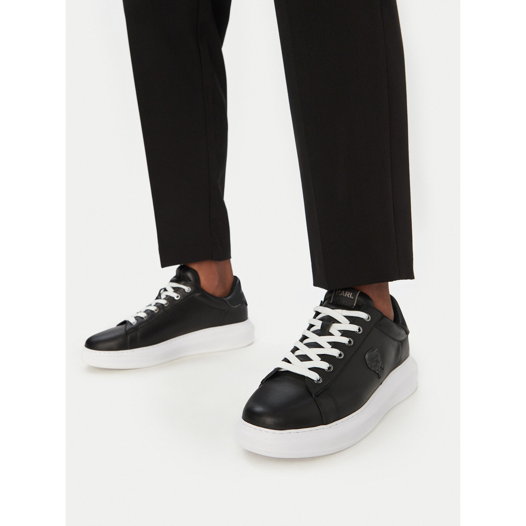 Sneakers KARL LAGERFELD Kapri KL52570N Negru