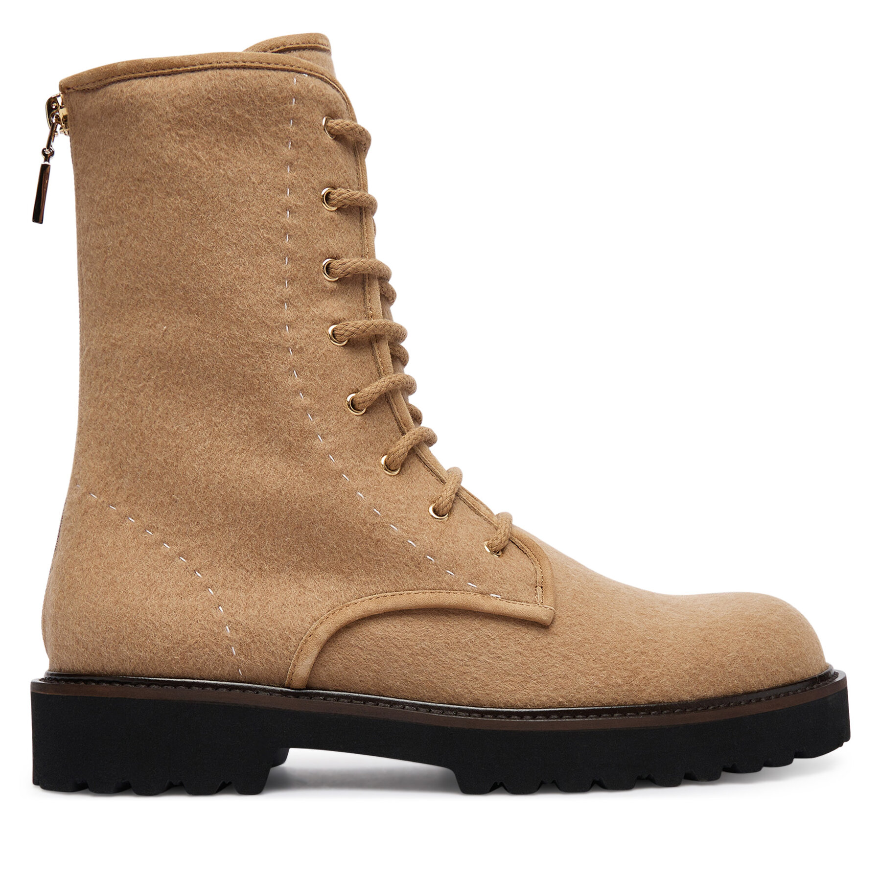 Gležnjarji Max Mara Bakerzipwk 2524796012600 Rjava