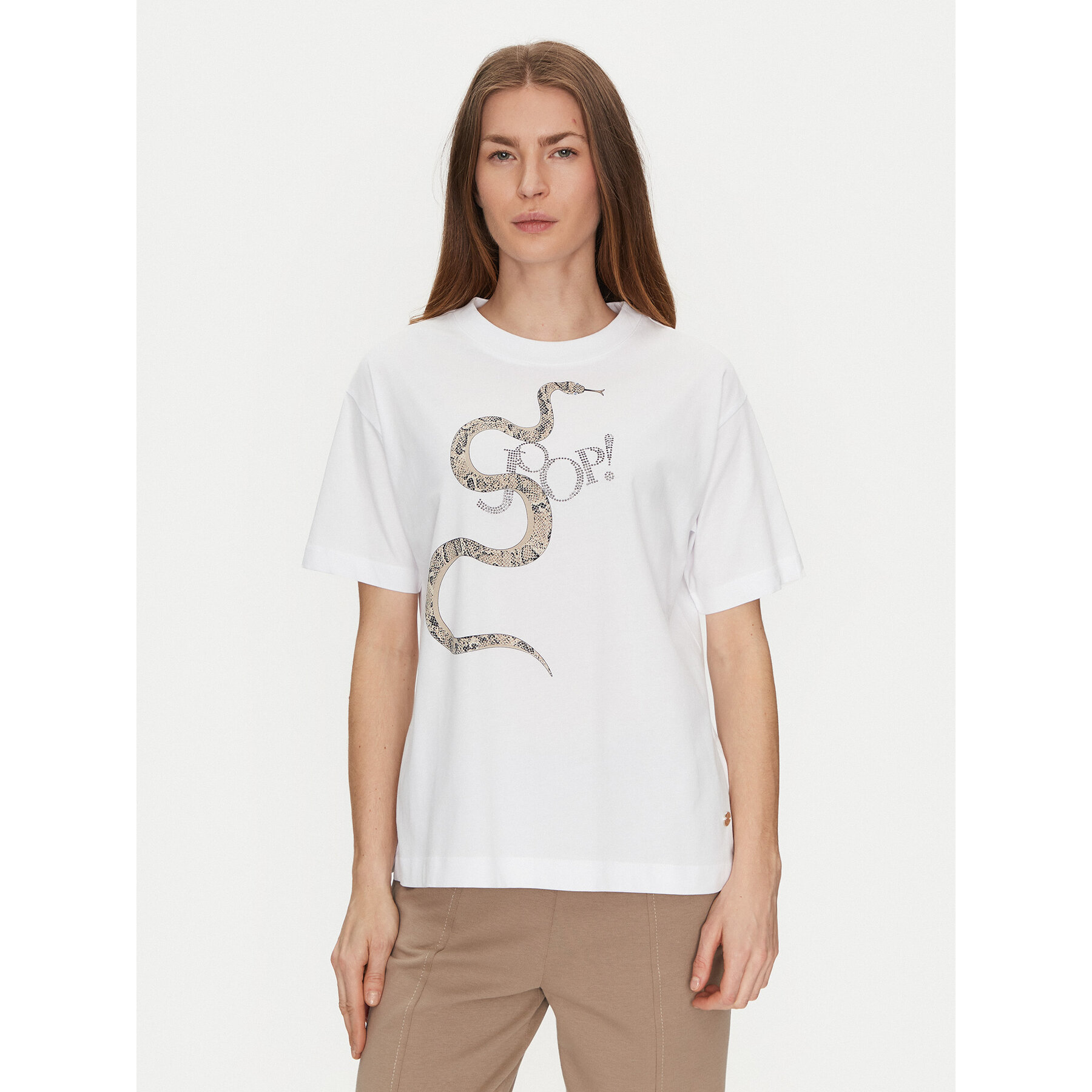 JOOP! Póló 30045271 Fehér Regular Fit
