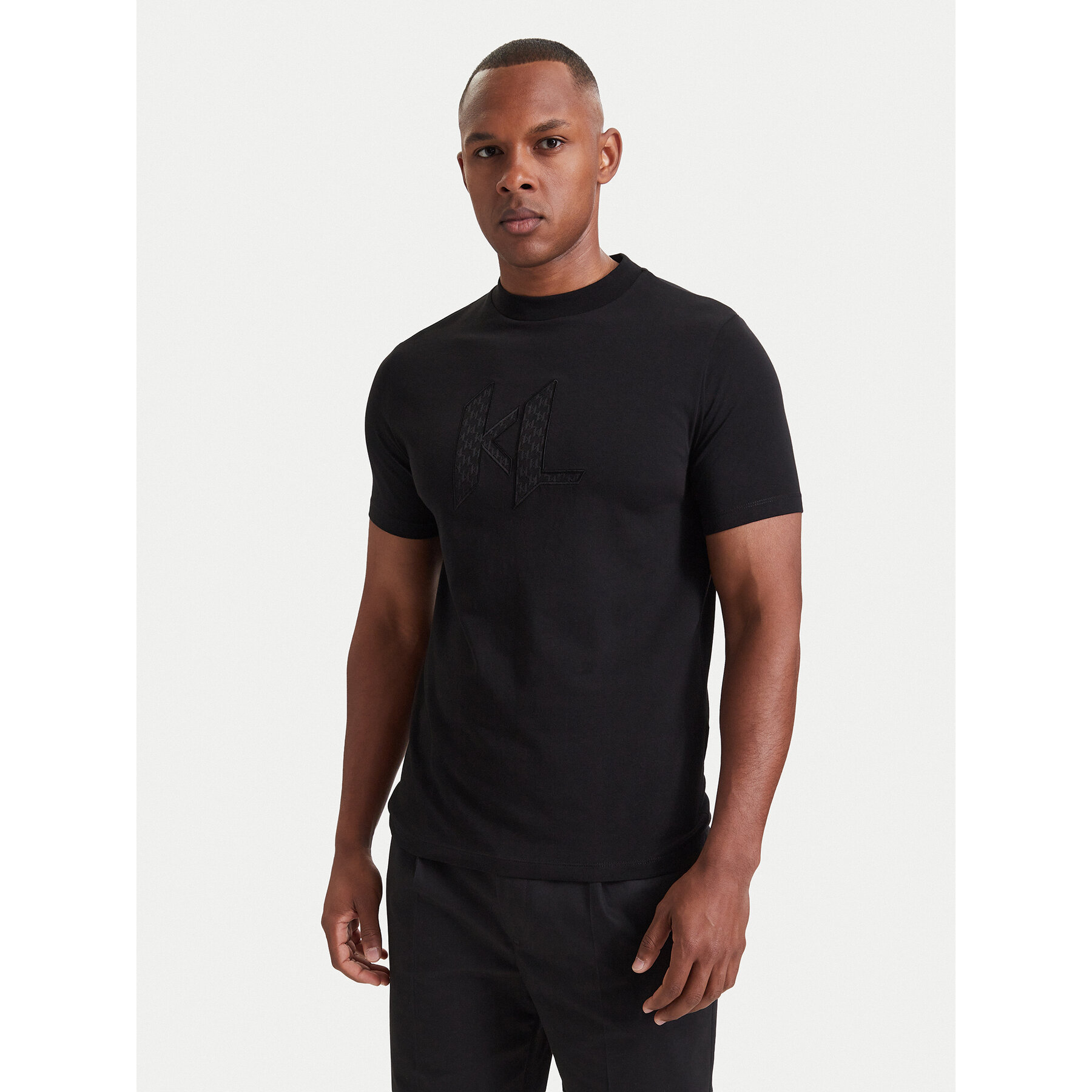 KARL LAGERFELD T-Shirt 755047 564235 Schwarz Regular Fit