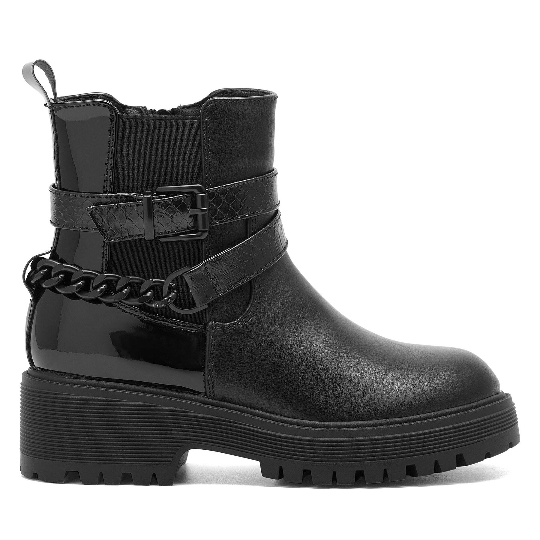Členková obuv DeeZee CS6200-02 Čierna