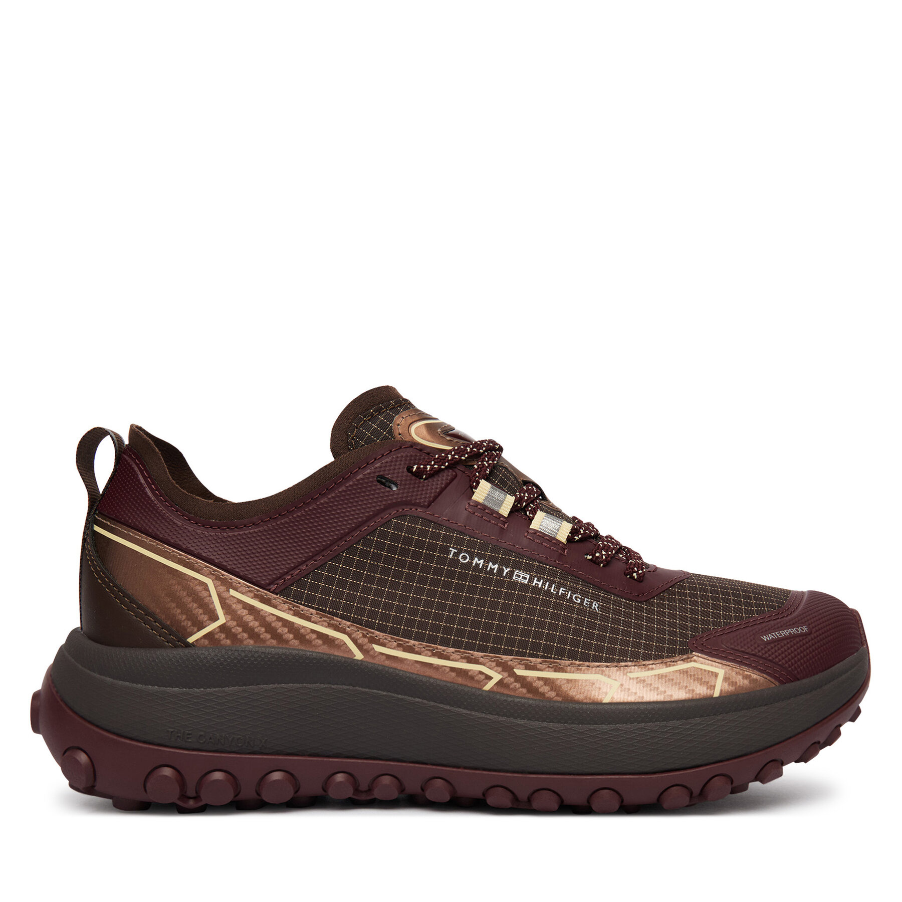 Sneakersy Tommy Hilfiger The Canyon X Wp FW0FW09673 Hnedá