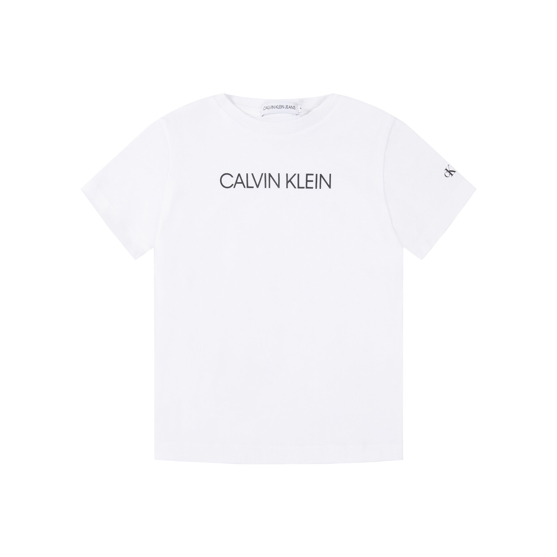 Calvin Klein Jeans Calvin Klein Jeans T-Shirt Institutional SS IB0IB00347 Λευκό Regular Fit
