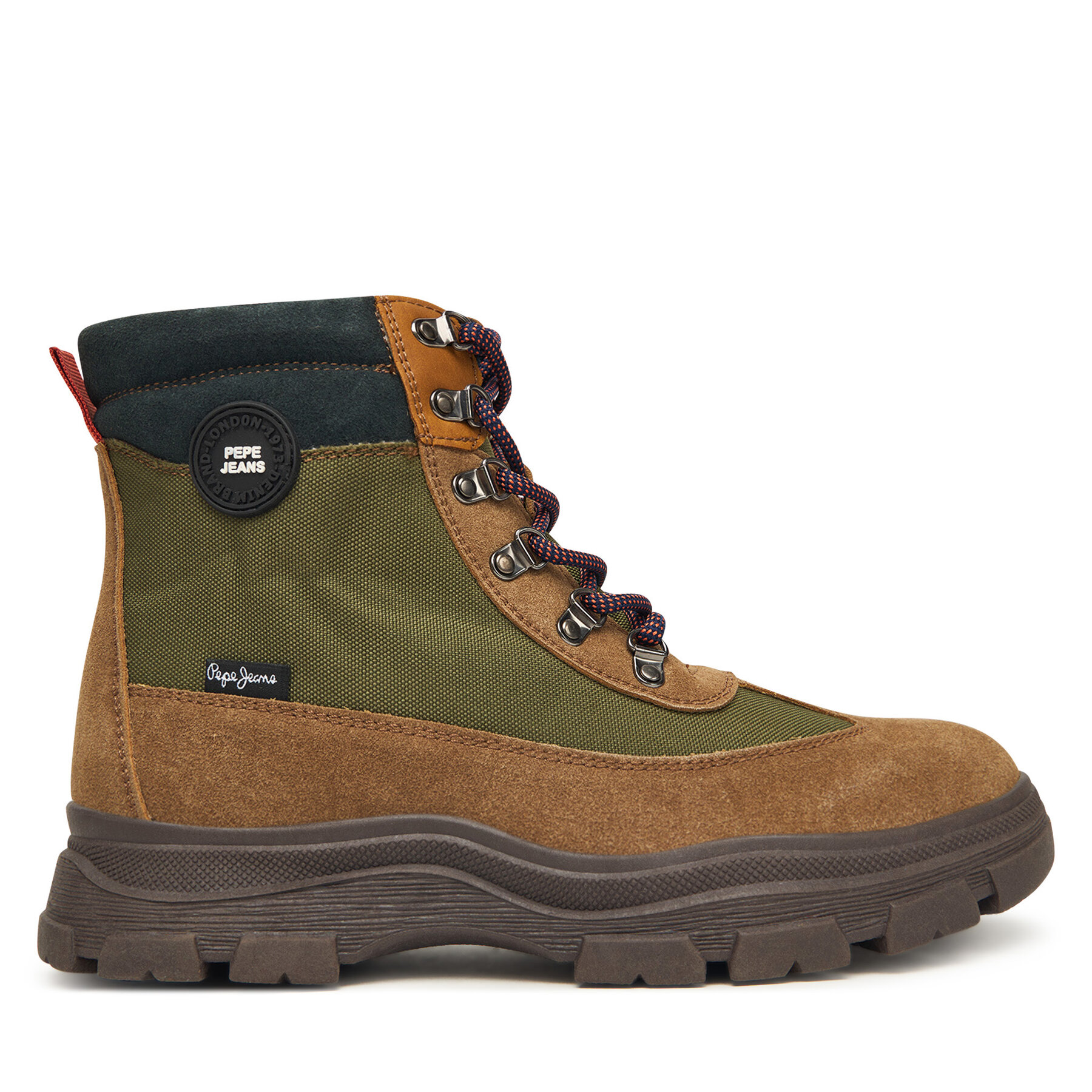 Outdoorová obuv Pepe Jeans Track Sky B PBS500003 Hnedá