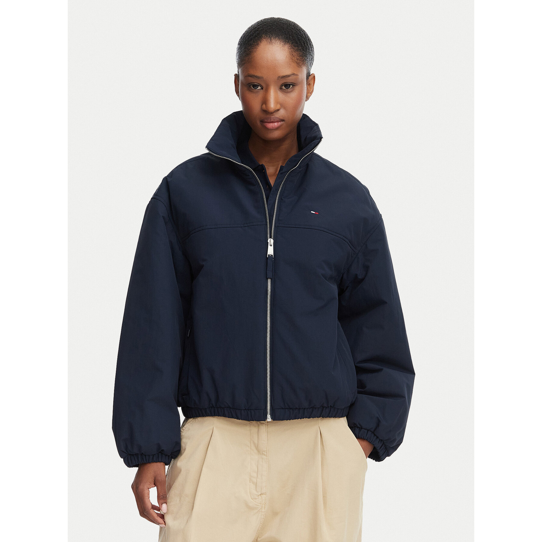 Tommy Jeans Übergangsjacke DW0DW22908 Dunkelblau Regular Fit