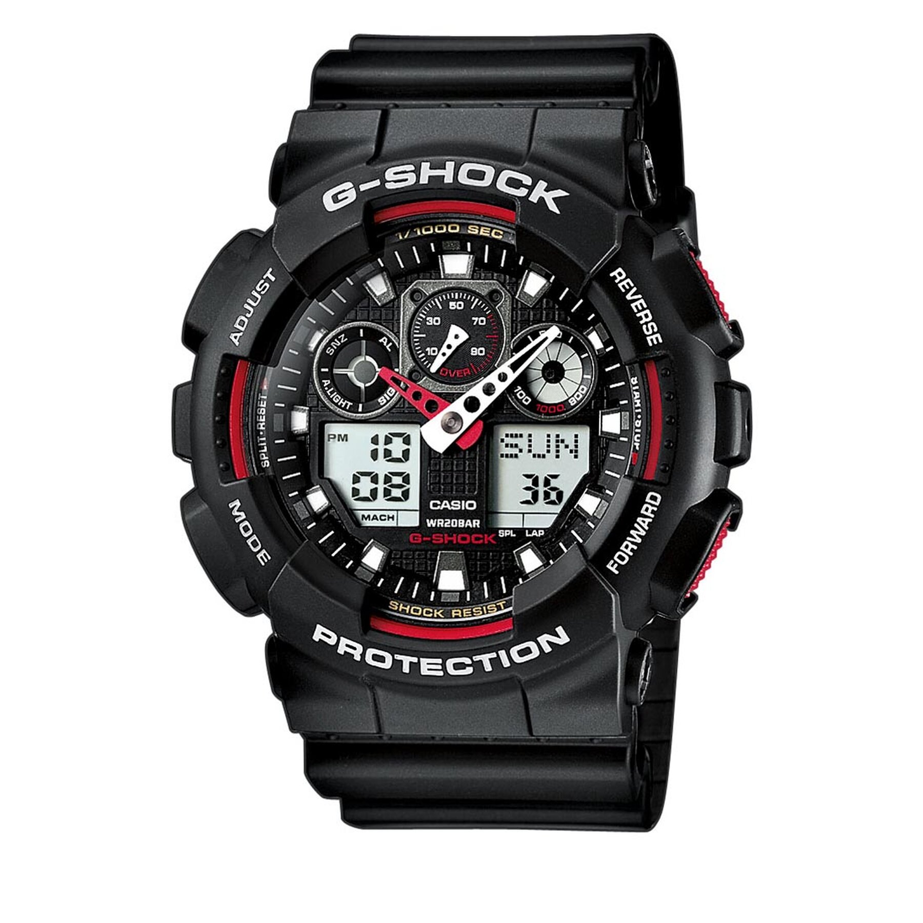 Ročna ura G-Shock GA-100-1A4ER Črna