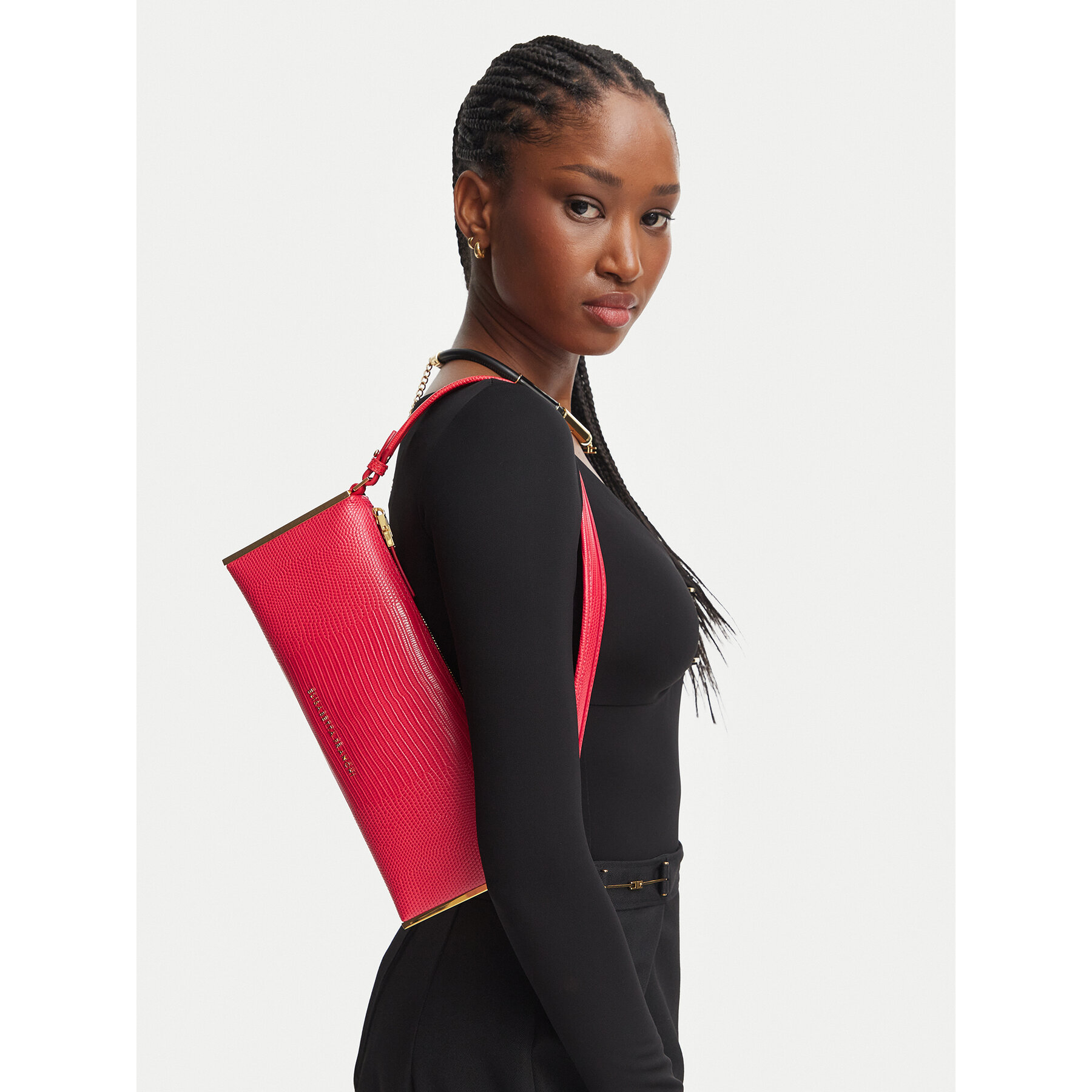 Handtasche Elisabetta Franchi BS-15A-66E2-V300 Rot